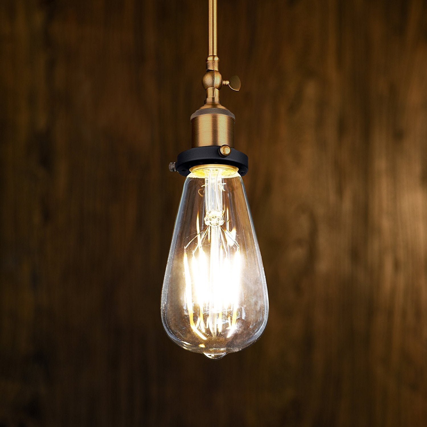 Notoc Led Edison Bulb 4W,Antique 40W Vintage Edison Bulb,E26 Light Bulb Non Dimmable Led Bulb 450 Lumens 2700K Warm White,Pack O