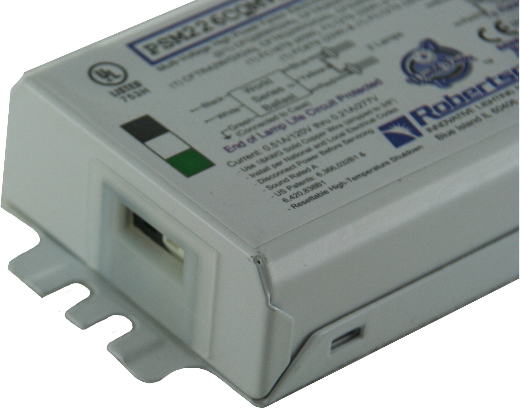 Robertson 3P20145 Individual Fluorescent Eballast, 2 Cfq26W/G24Q Cfl Lamp, Program Start, 120-277Vac, 50-60Hz, Normal Ballast Factor, Hpf, Model Psm226Cqmvdwce (Replaces Psm226Cqmvdw Or Psm226Cqmvw)