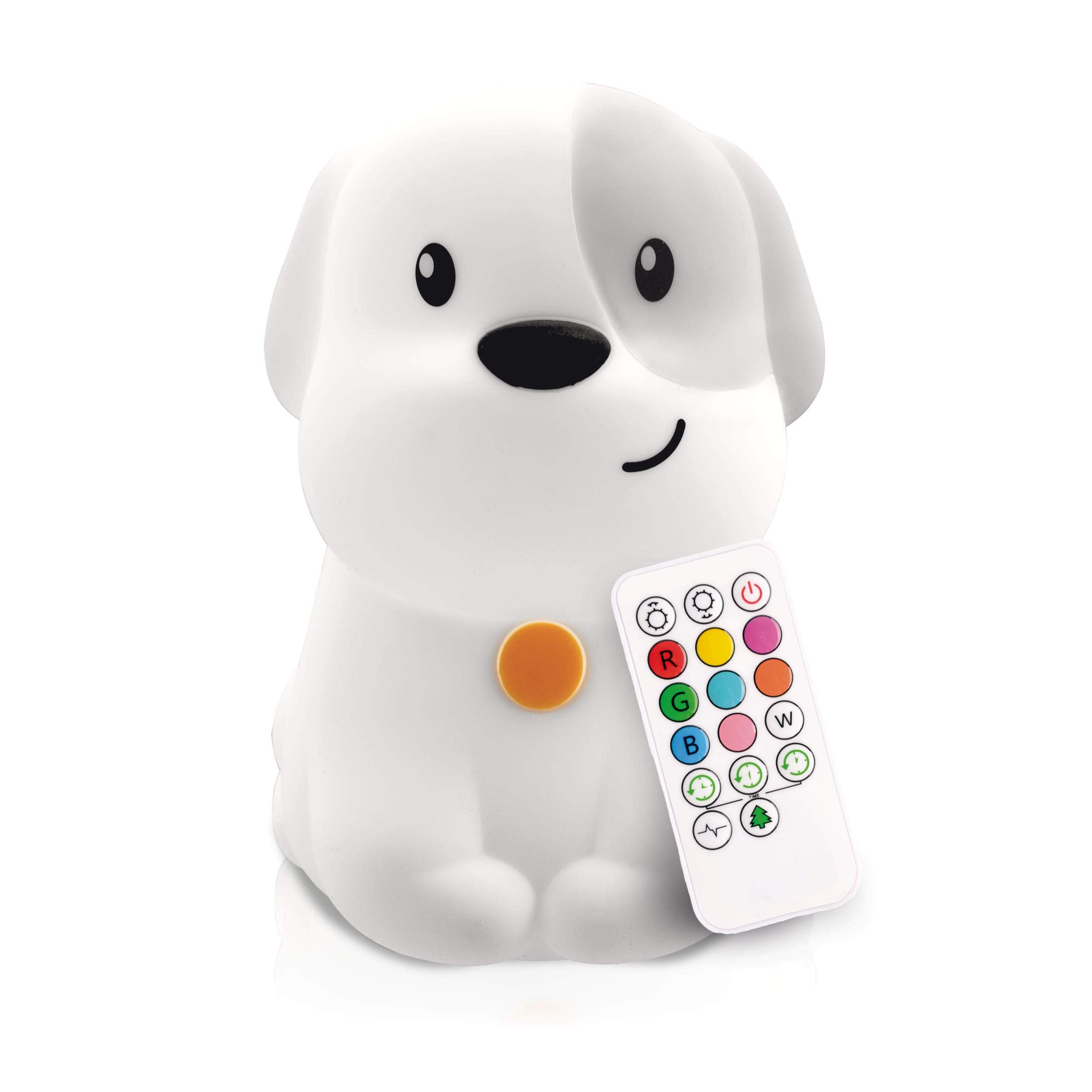 Lumipets Night Light Kids Lamp, Rechargeable, Silicone Rubber, Multicolor, Model LumiPets1