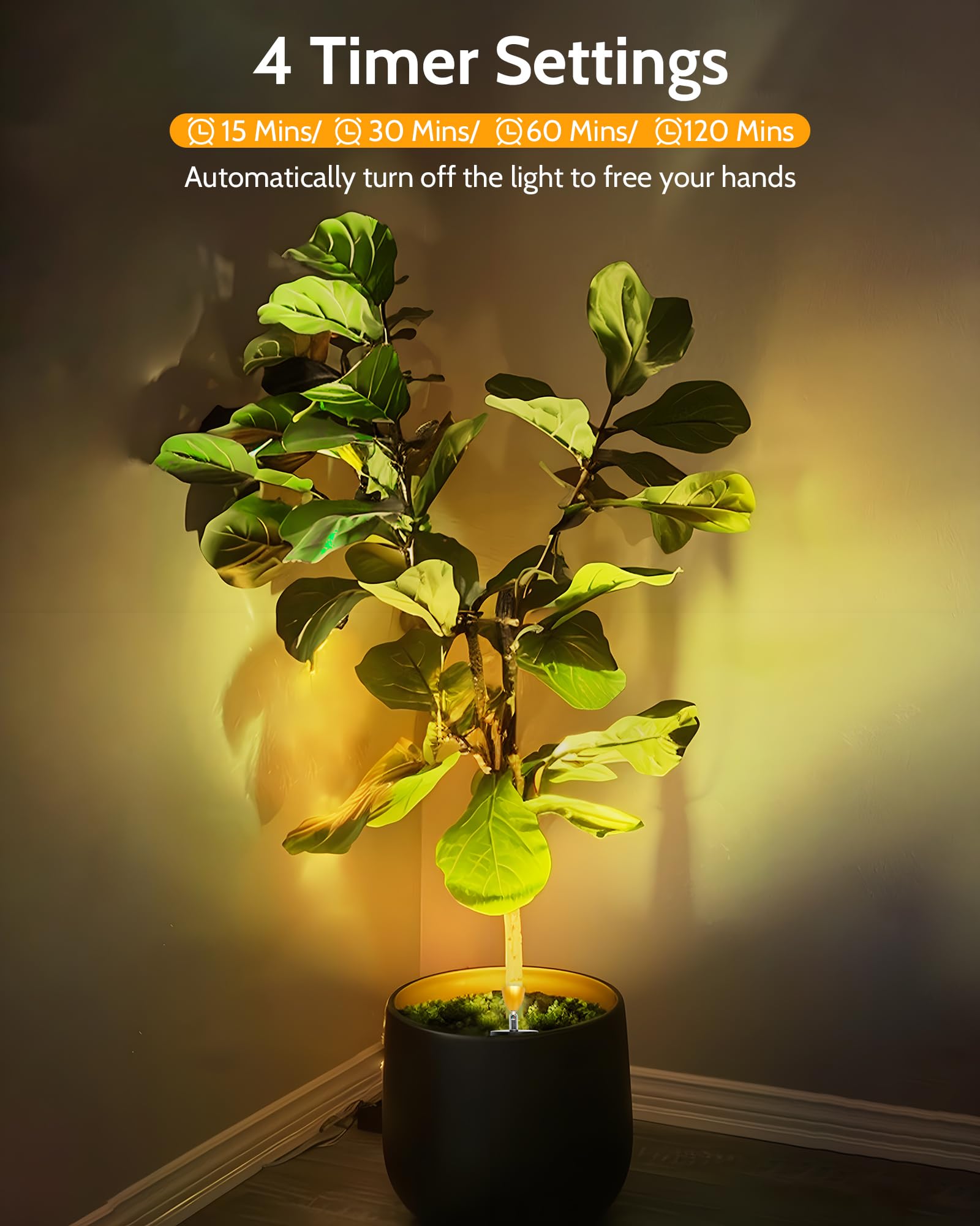 4 Pack Spot Lights Indoor, Rechargeable Wireless Plant Spotlight Indoor, 3 Cct Battery Operated Mini Spotlight, Ambient Lighting