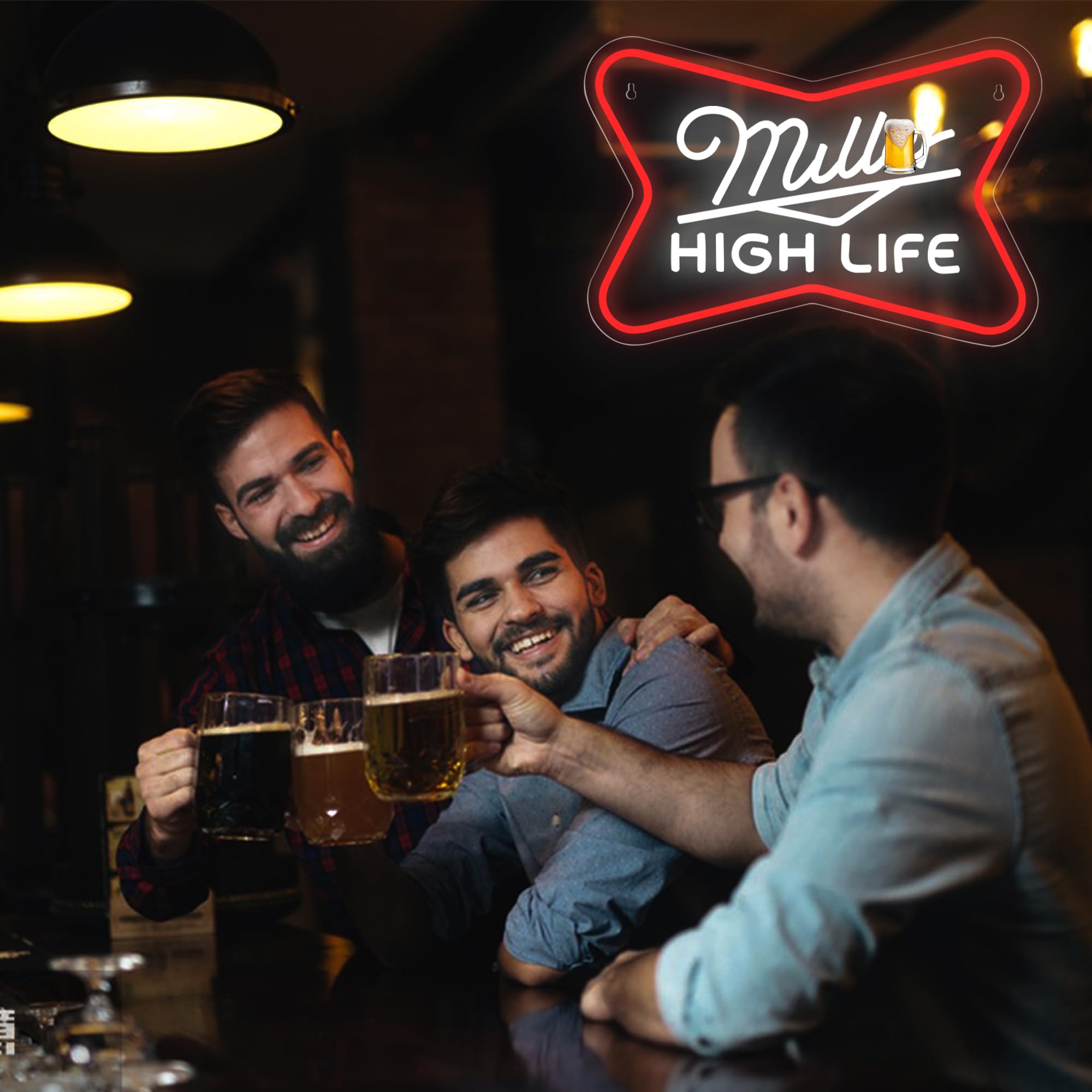 malt-inspired Neon Sign For Wall Decor malt-inspired Led Neon Lights For Home Bar Man Cave Garage Pub Bar Party Game Room Hotel Bedroom Birthday Gifts Usb Powered(Xd-270)