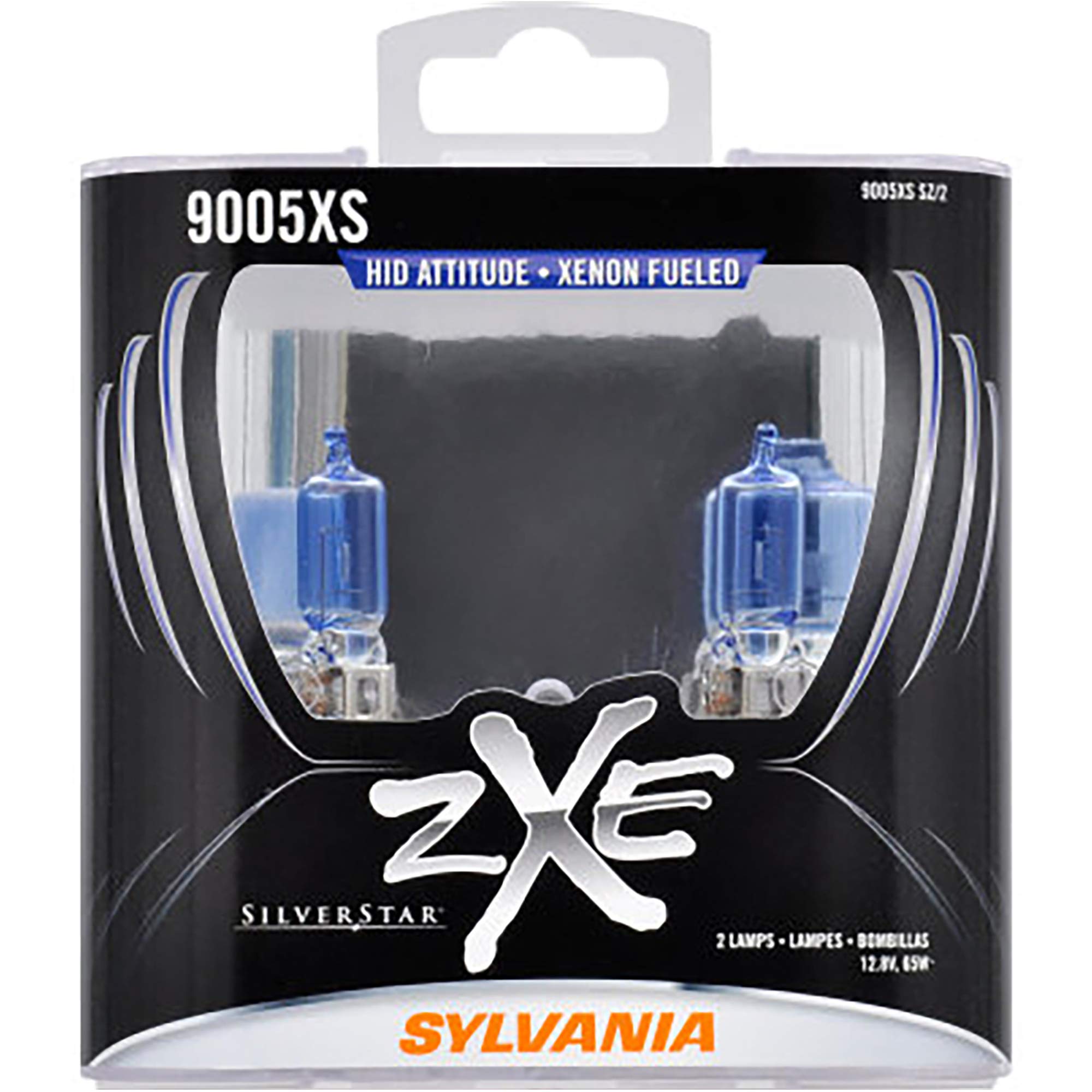 SYLVANIA 9005XS High Performance Halogen Headlight Bulbs - Bright White Light Output, Xenon Fueled Technology (2 Bulbs)