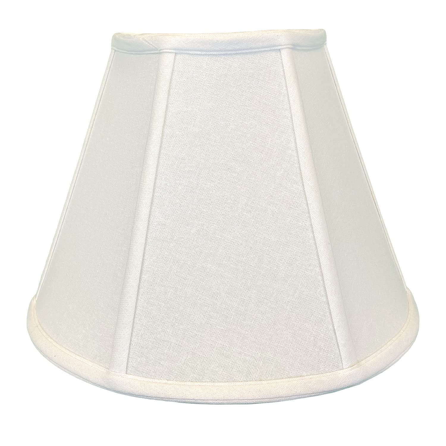 Royal Designs Deep Empire Lamp Shade, Linen White, 10 X 20 X 15