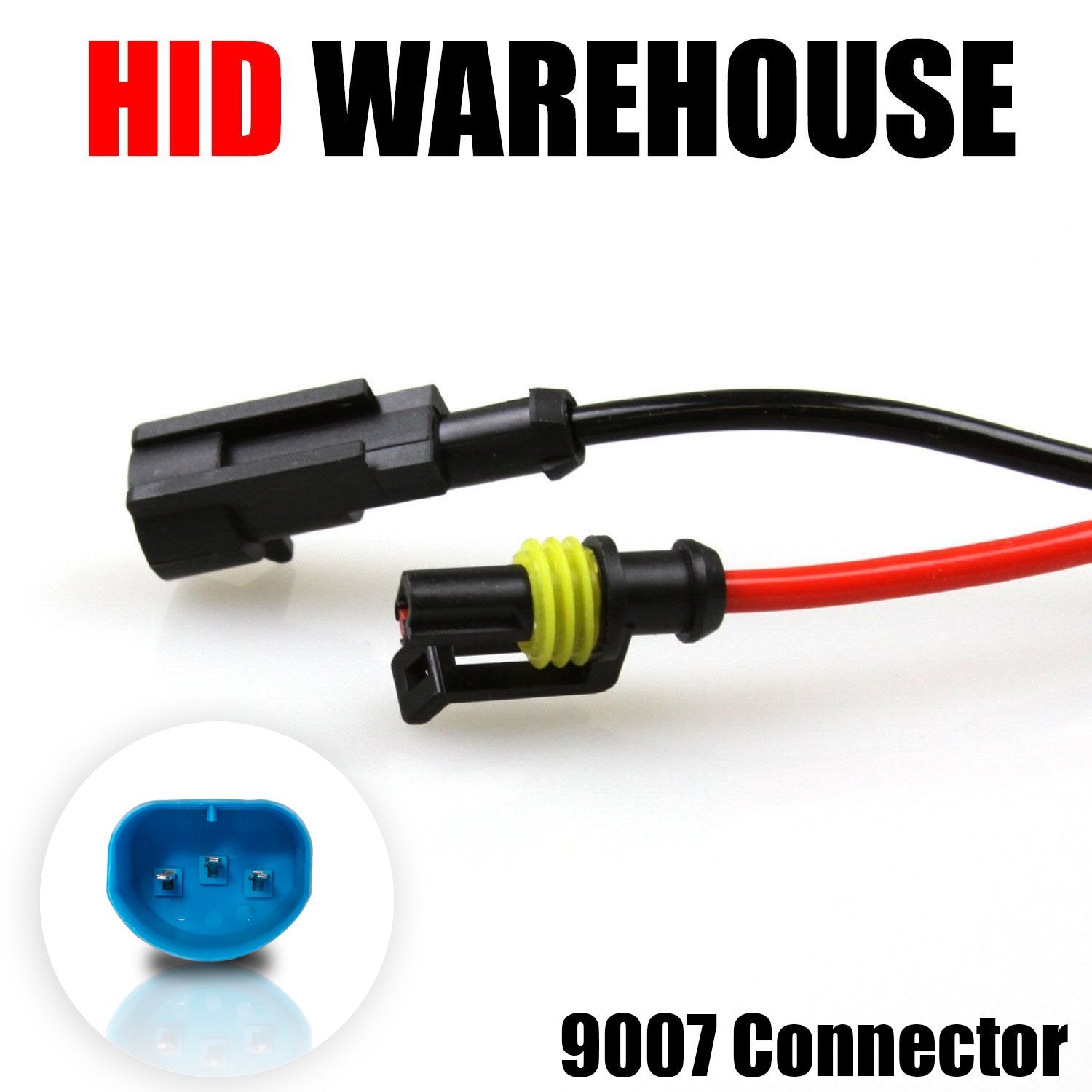 HID-Warehouse HID Xenon Replacement Bulbs - 9007 - 8000K - Medium Blue - 1 Pair