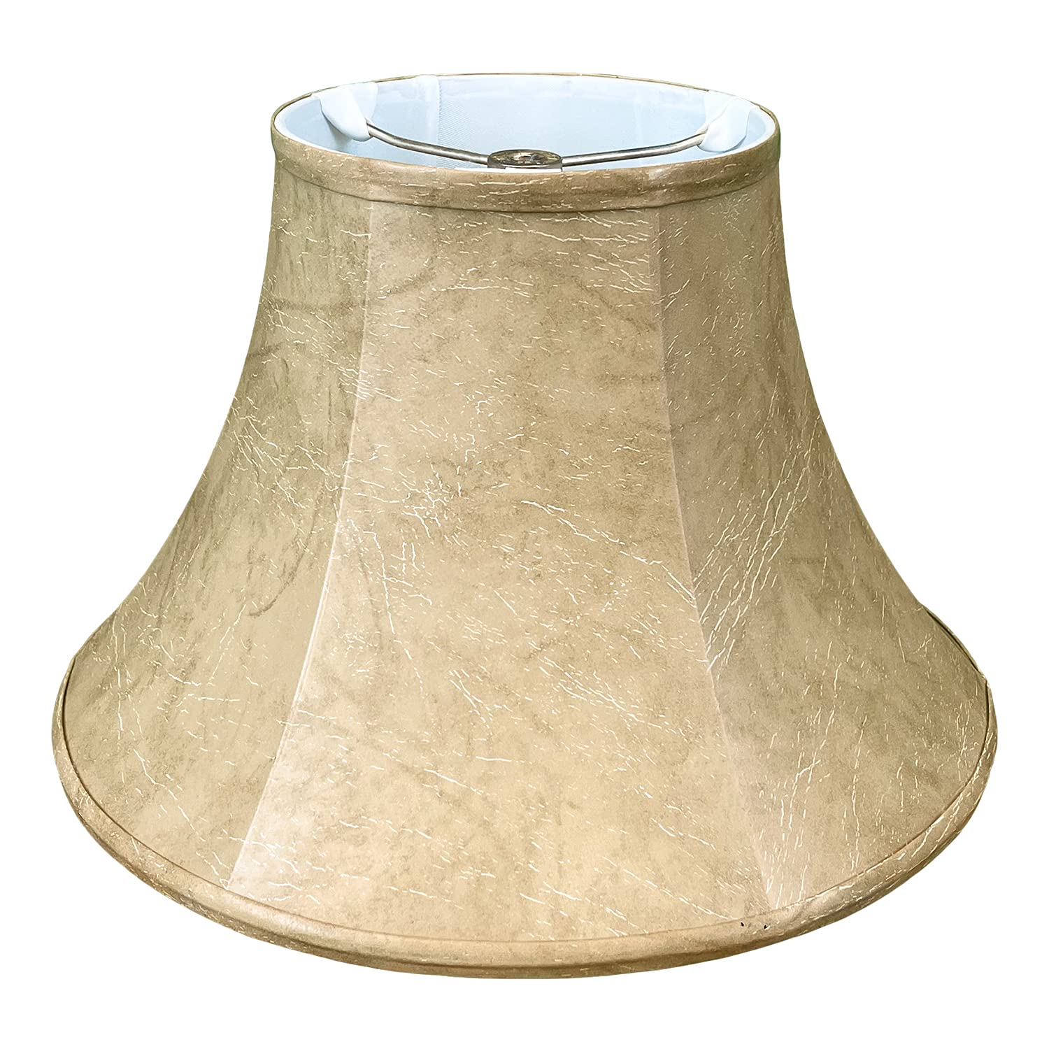 Royal Designs Shallow Bell Basic Lamp Shade, Mouton, 9 x 18 x 12