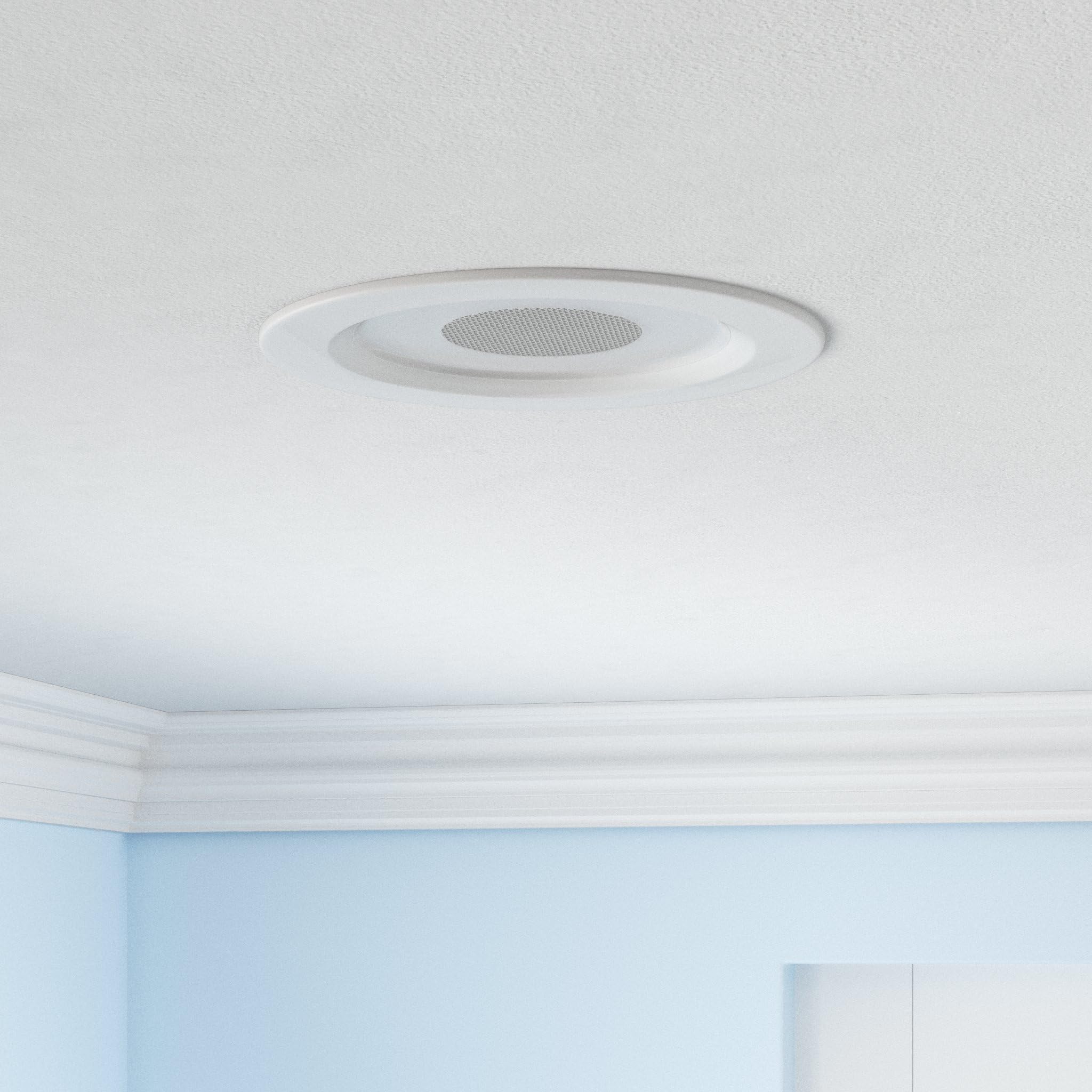 Juno J6SLC RGBW MW M6 Smart Downlight Speaker - 6-Inch, Matte White, Dynamic RGBW Color