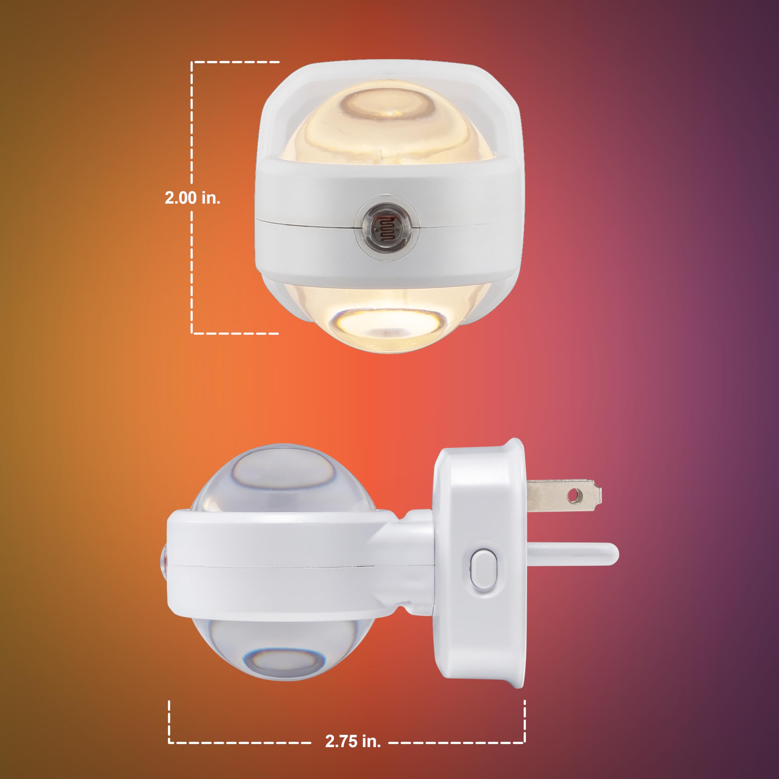 GE Swivel Sconce LED Night Light Color Changing Dimmable 1 Pack Model 81041