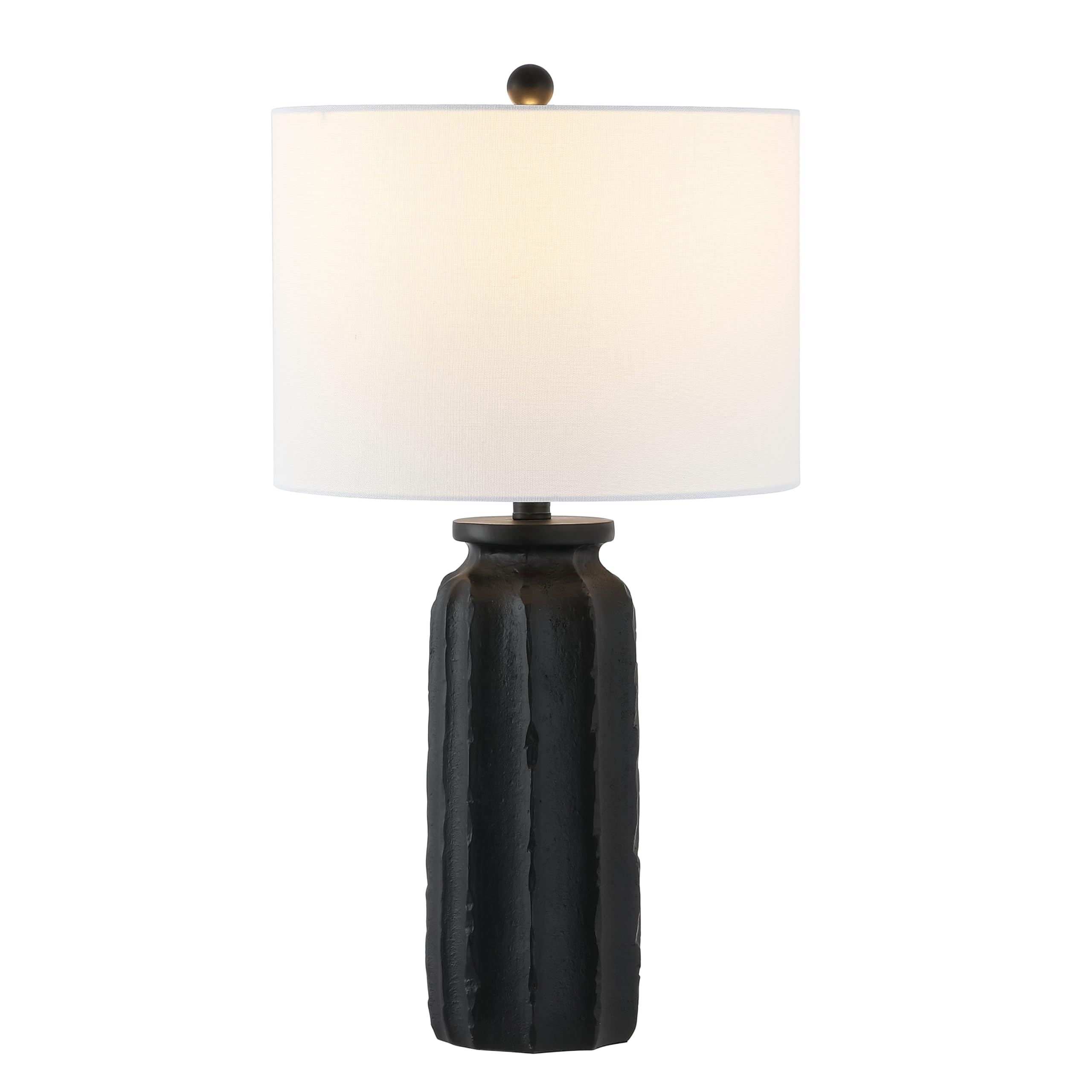 SAFAVIEH Lighting Collection Candri Modern Matte Black 26-inch Table Lamp (LED Bulb Included)