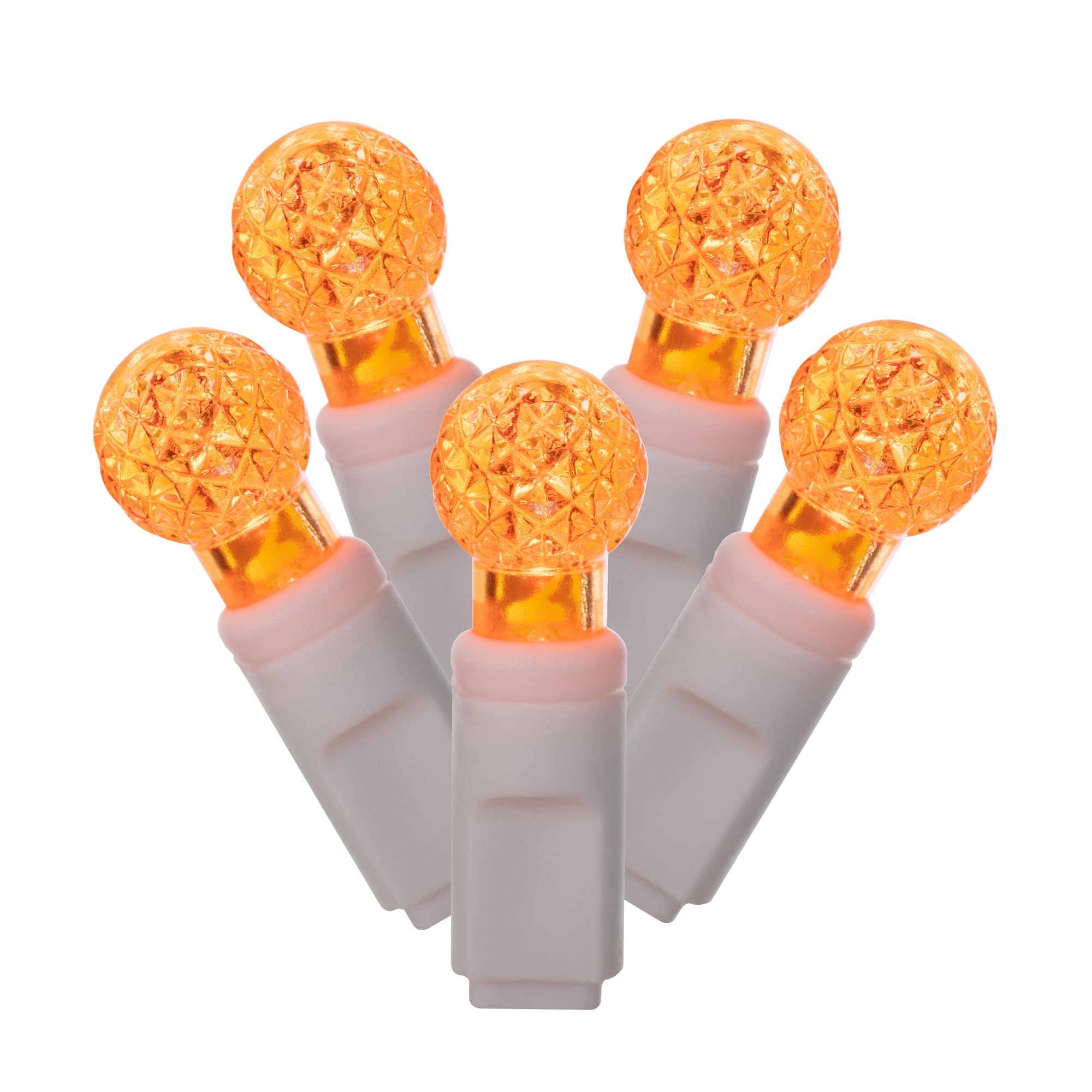 Vickerman 100 Lit LED Orange Light Set 34 Long