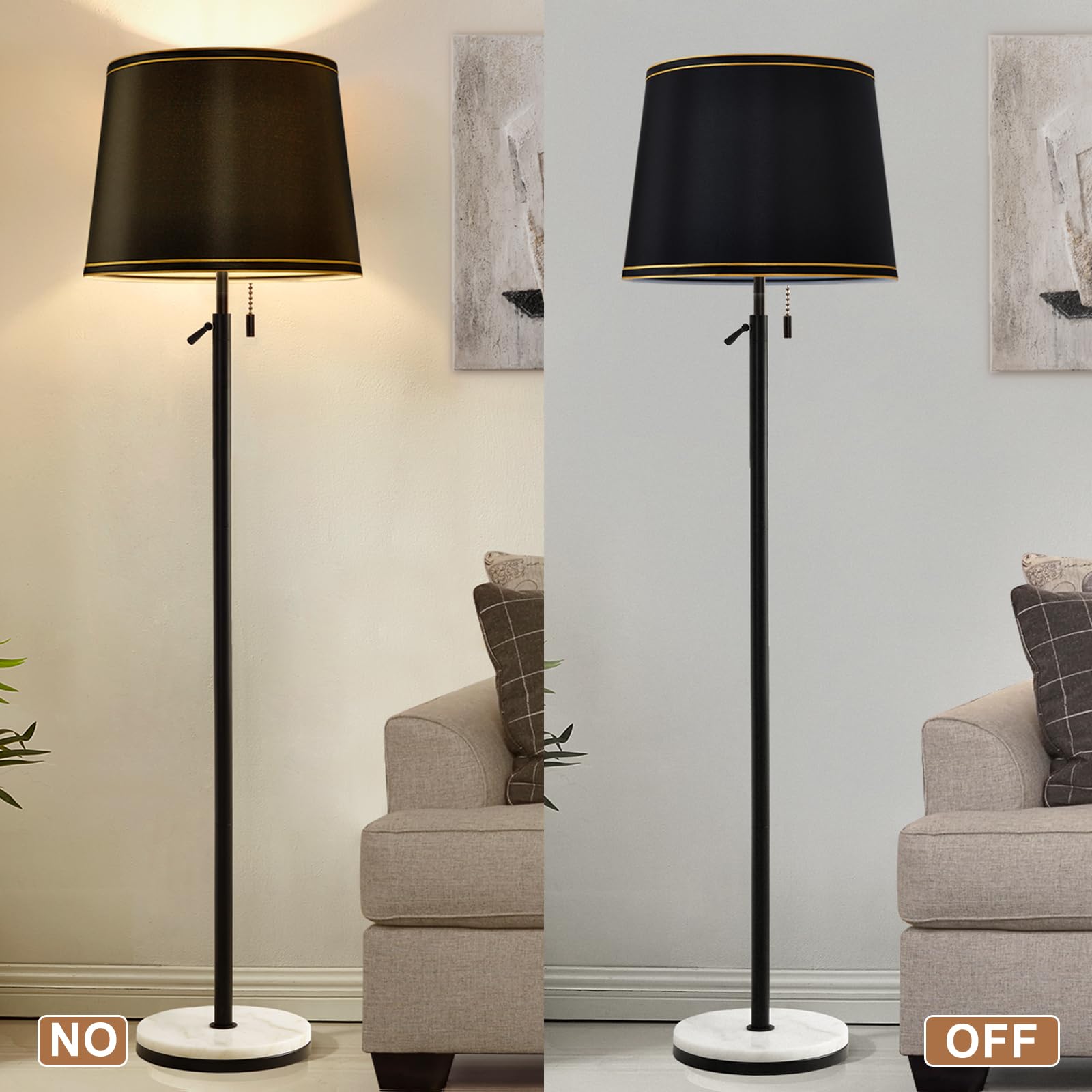 Lamp Shades Set Of 2, Drum Lampshades, Lampshade 10 Inches Height, Lampshades For Table Lamp, Floor Lamp, Pendant Light, Grey La