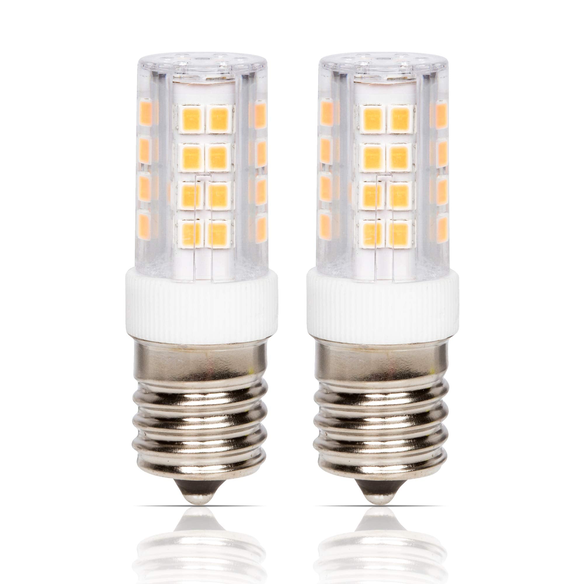 Simba Lighting Led E17 Microwave Appliance Light Bulb (2 Pack) 4W T6 40W Incandescent Replacement For Under Hood, Stove Top, Ran
