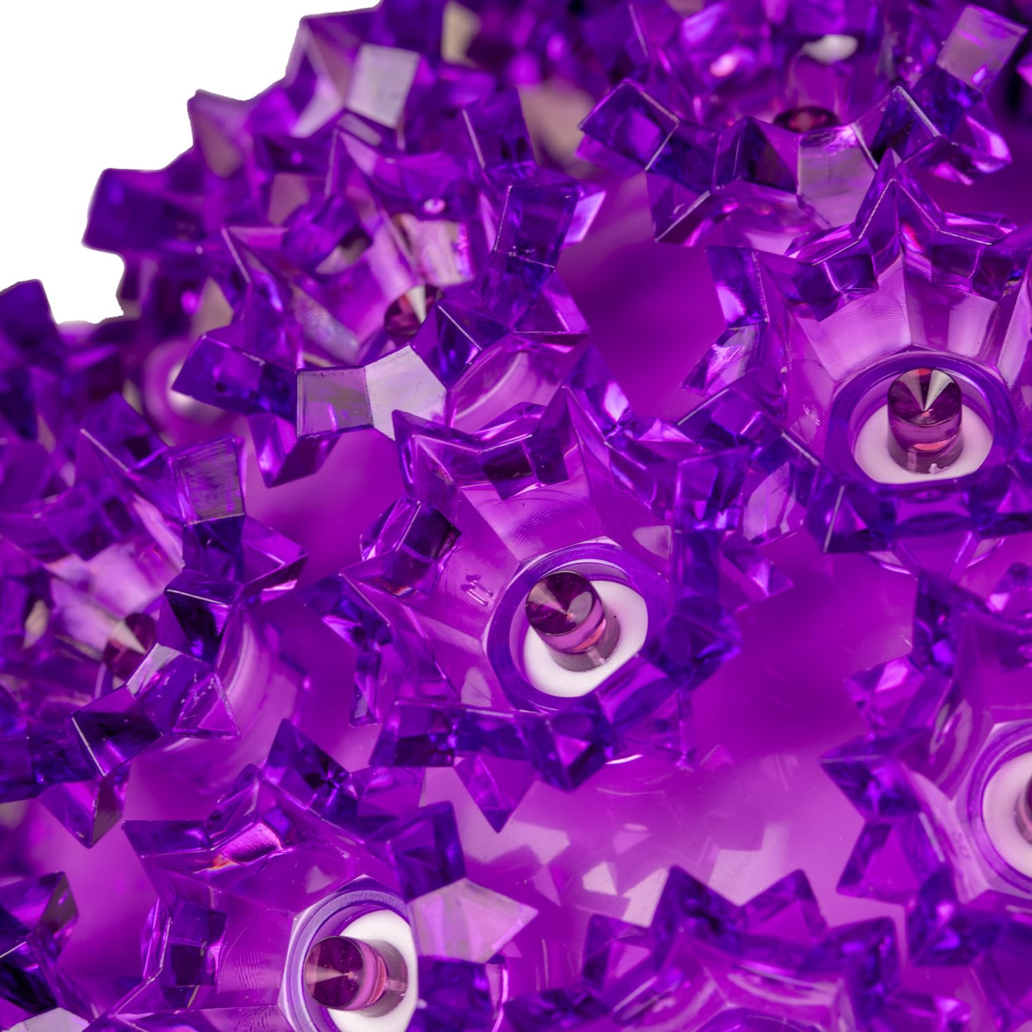 Novelty Lights LED Starlight Sphere 150 Lights Extra Large Ornament Ball, Purple, Model MRD-50A-2, 5ft Hanging Cord, 12ft Power Cord