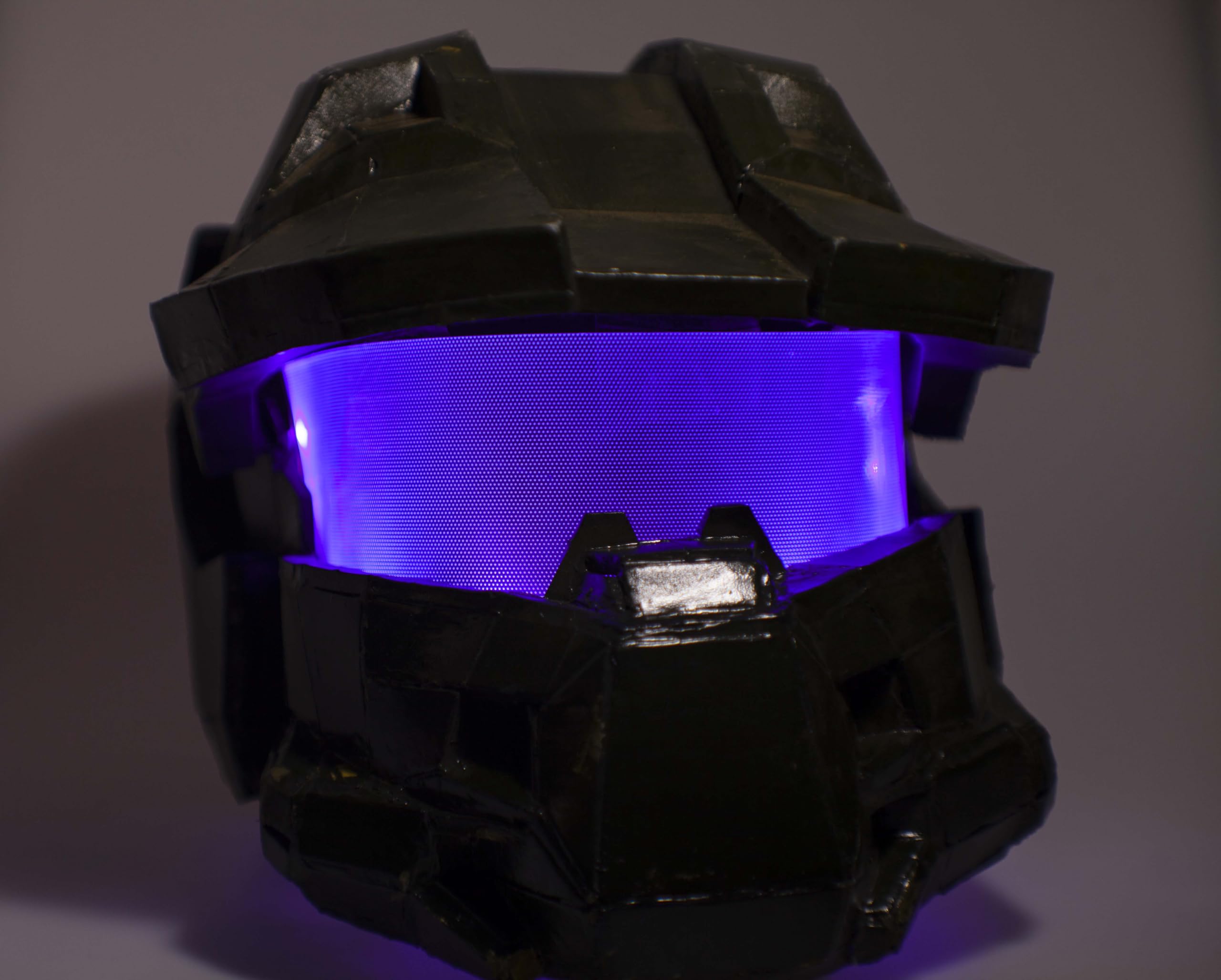 [ Rectangular ] for Master Chief Helmet Lamp Titan Lamp Batman led Light Decorations Flexible Helmet Lights Cosplay DIY kit RGB