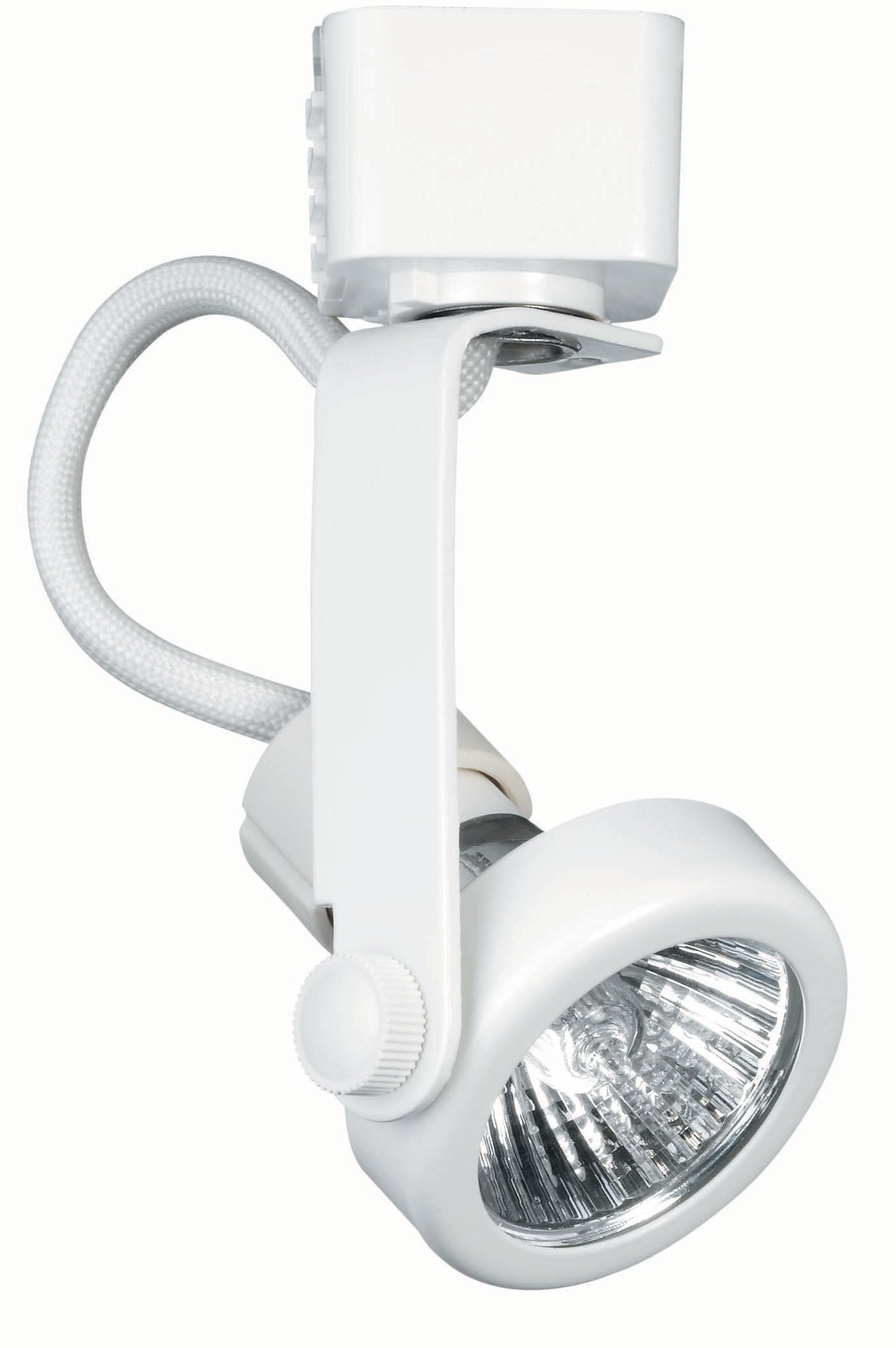 Juno R711WH MR16 Lamp Holder, Open Back, Line Voltage, Alloy Steel, White