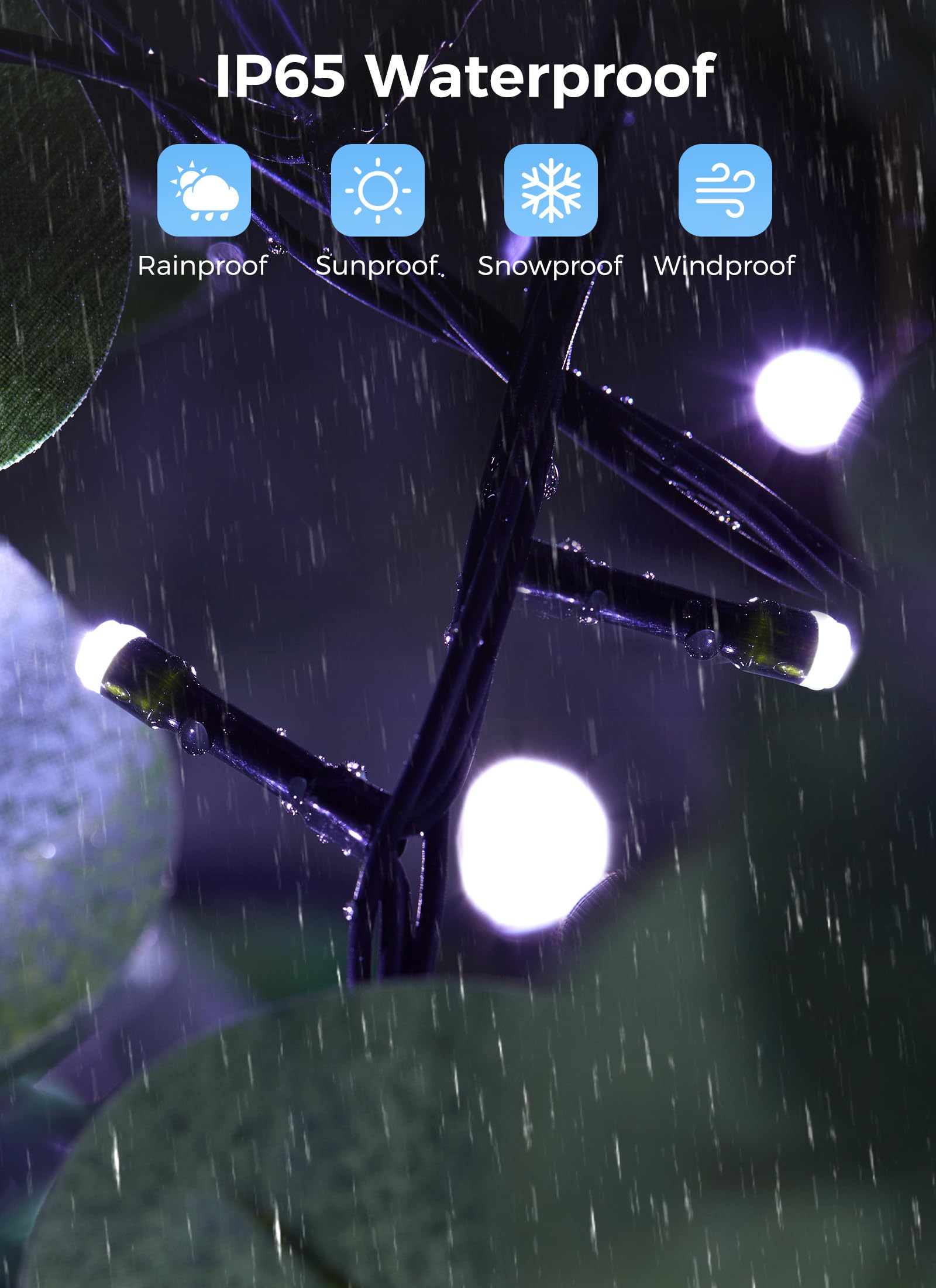 Solar Lights Outdoor 85Ft 240Led Total Ip65 Waterproof Solar Powered Lights With 8 Lighting Modes For Party Garden Yard Home Hol