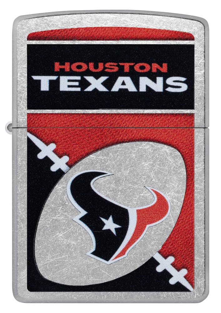 Zippo Nfl Houston Texans Street Chrome Pocket Lighter