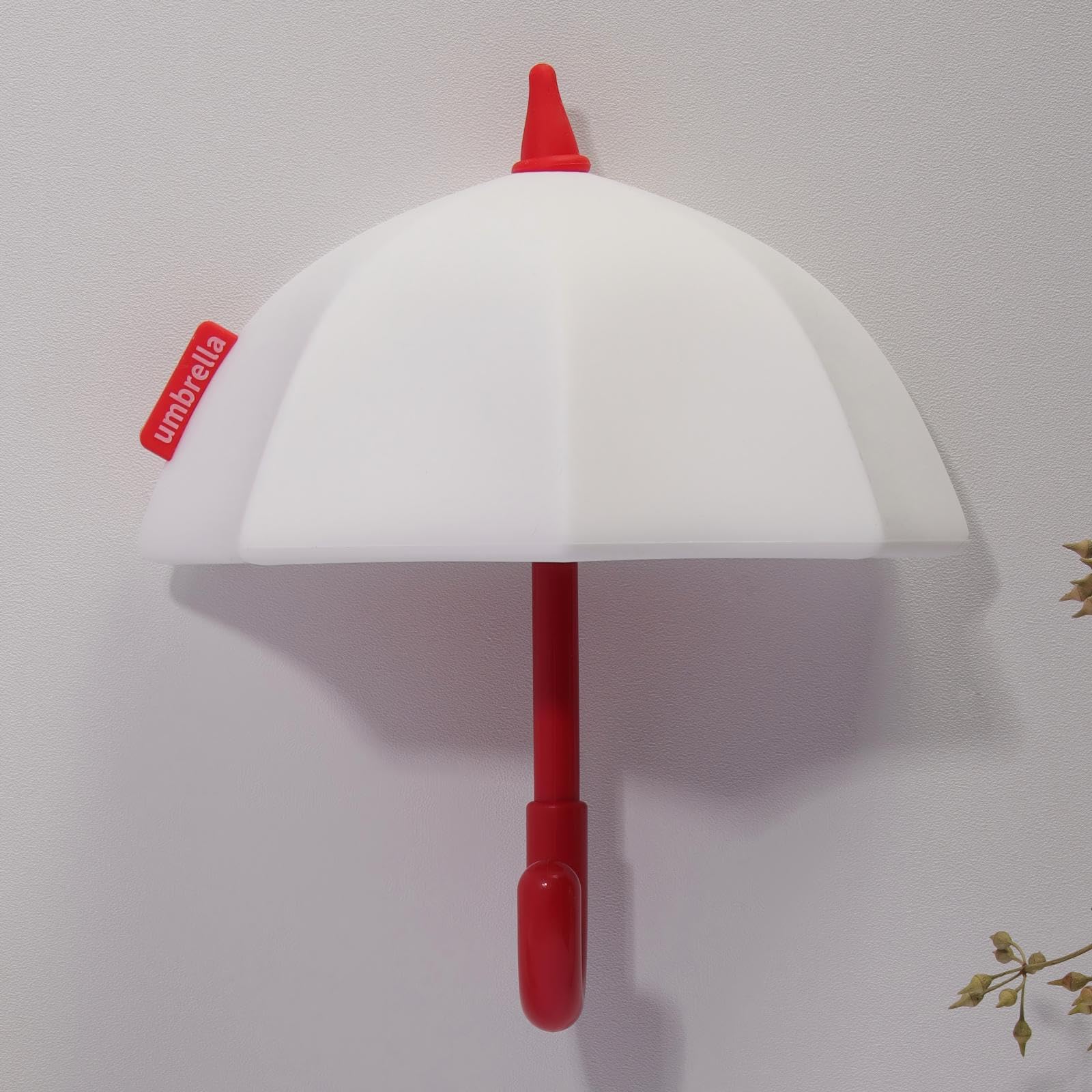 Umbrella Night Light for Kids,Light-Up Magnetic Fridge Lamp, Rechargeable Silicone Lamp for Baby Nursery,3 Levels Dimmable 30 mi