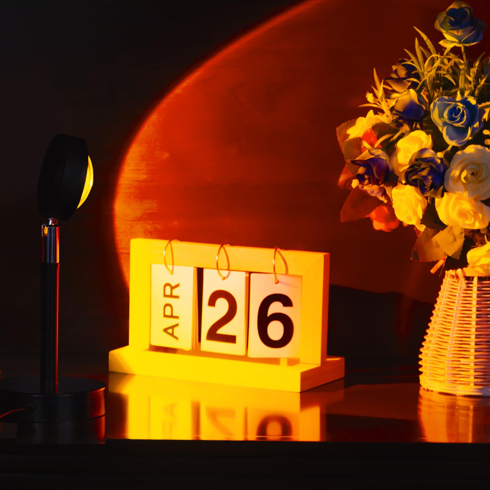 Easeking Led Sunset Lamp - Sunset Lights Night Lights Led Projector Floor Lamp Atmosphere Light Night Light For Bedroom Livingro