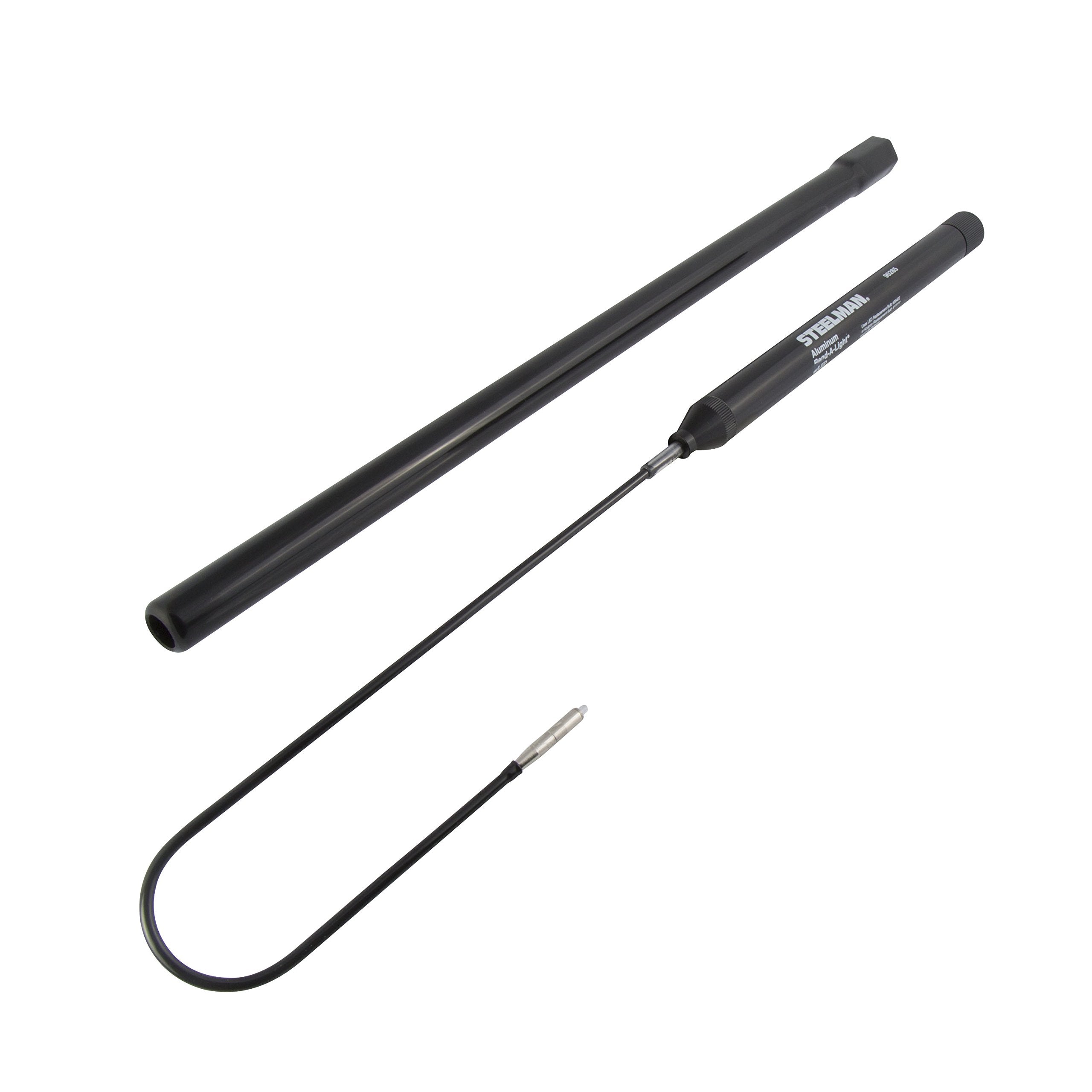Steelman 24-Inch LED Bend-A-Light Pro, 15.75-Inch Flexible Gooseneck, Model 96285, Batteries Included