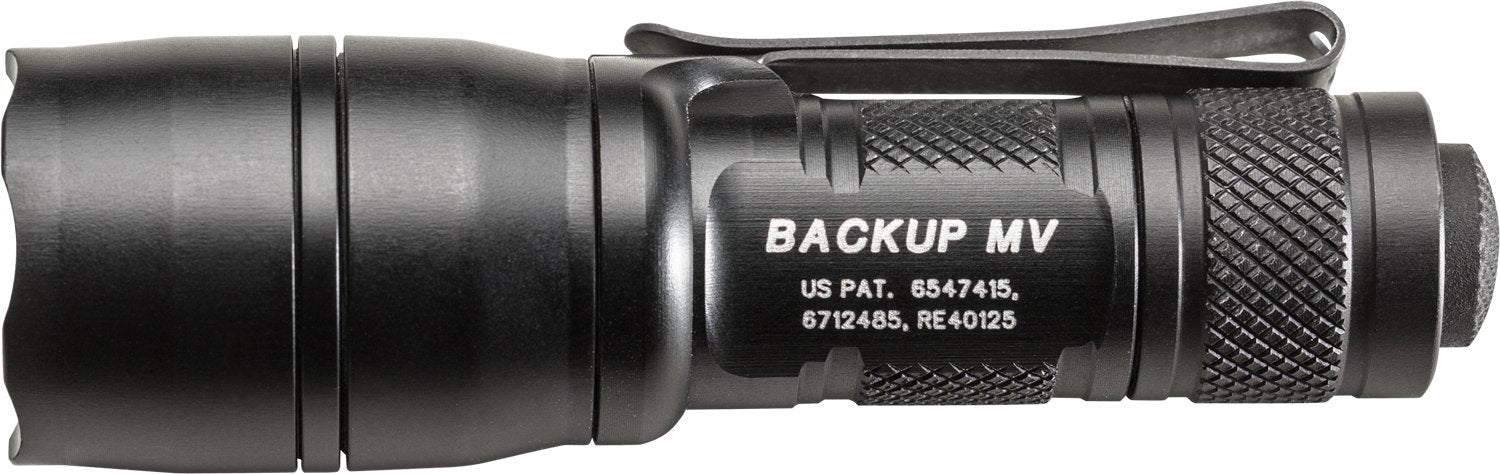 Surefire E1B-Mv Backup Flashlights With Dual Output Led With Maxvision Beam Technology, Black