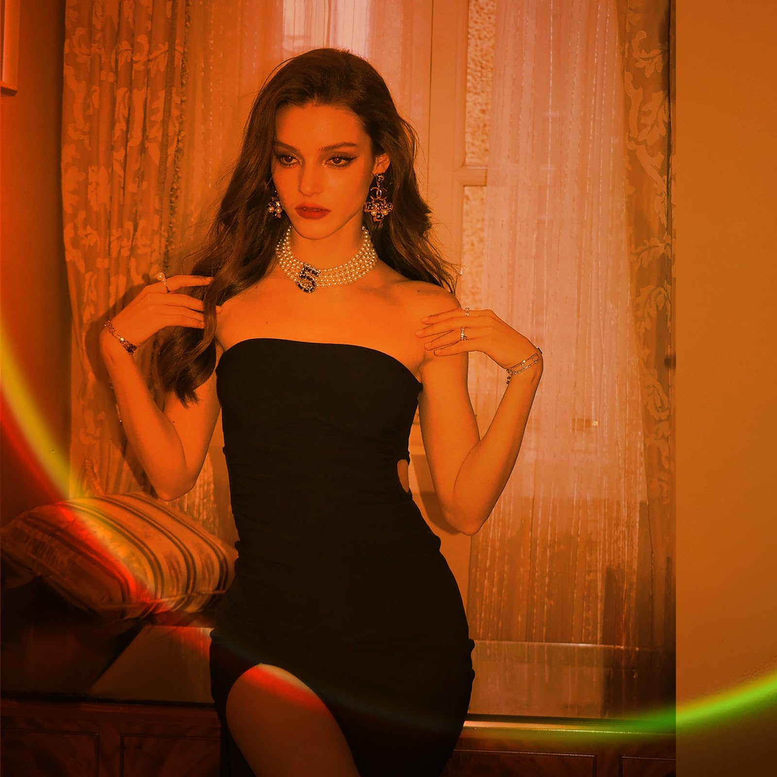 Sunset Lamp Projector With App Control, Multicolor Changing Projection Lamp Led Light, Sunlight Lamp For Bedroom, Photography, P