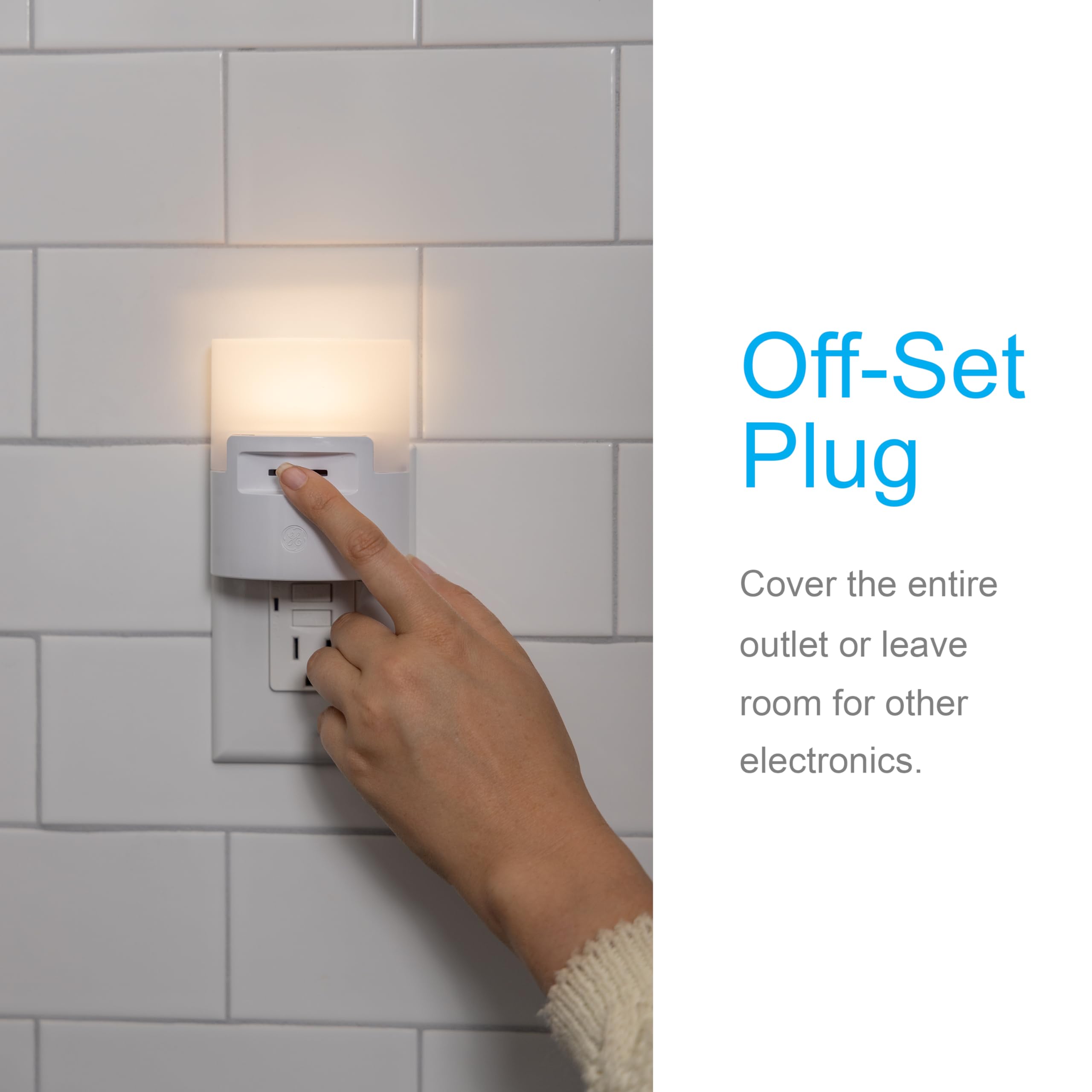 Ge Ultrabrite Led Night Light, Dimmable, 100 Lumens, Plug-In, Dusk To Dawn Sensor, Ul-Listed, Ideal For Bedroom, Bathroom, Nurse