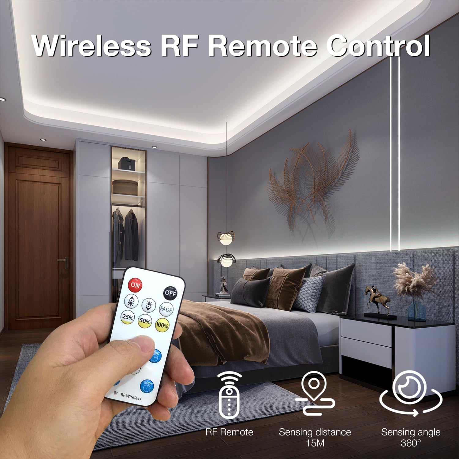 Daybetter Cob Led Strip Lights, 32.8 Ft/10 M 3200 Leds Bright Daylight White Led Light Strips With Remote And App, 6500K Dimmabl