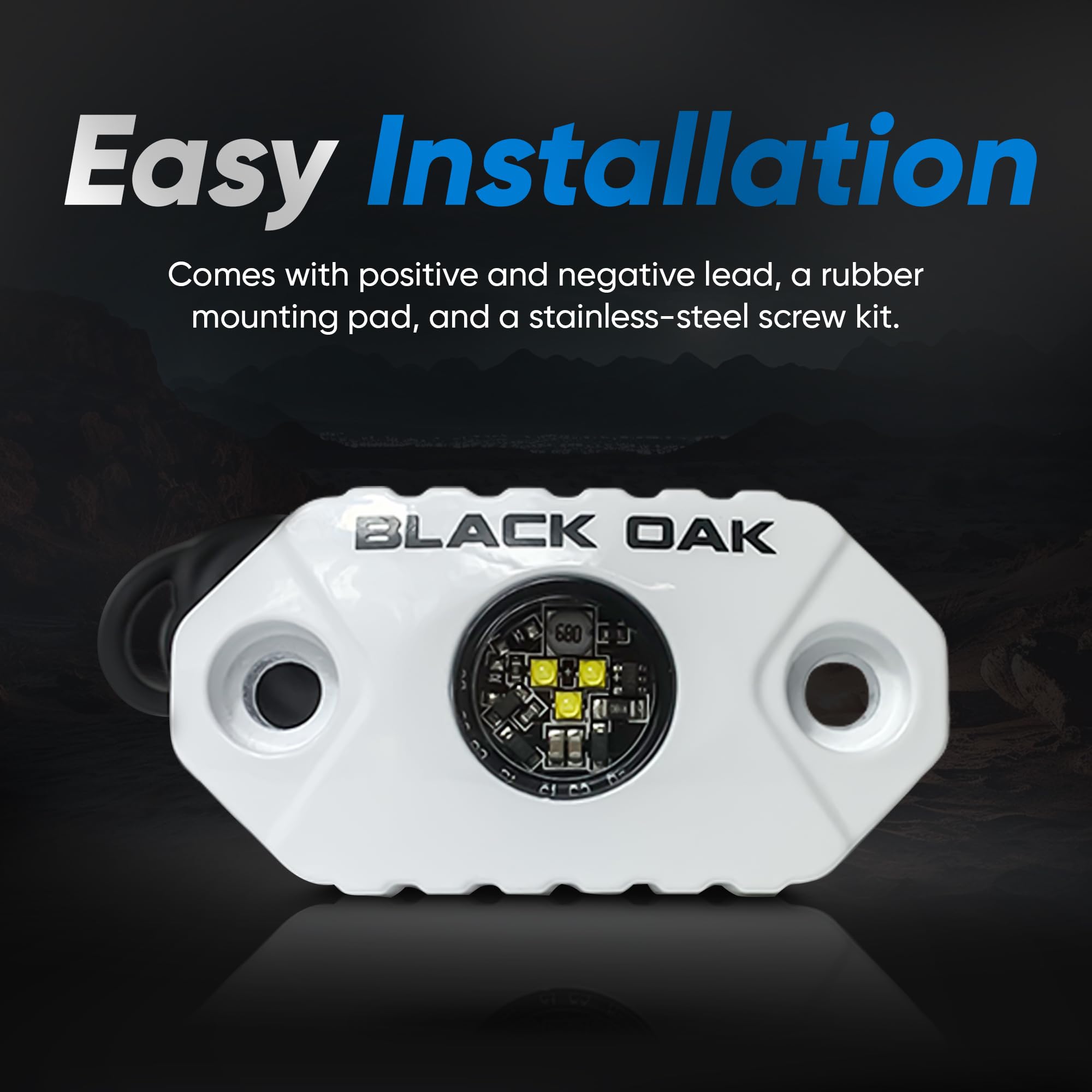 Black Oak Led Marine Led Boat Light Marine Accent Lights, Fishing Lights, Boat Courtesy Lights, Deck Lights Dimmable Green Lights – Boat Lighting For Fishing, Pontoon, Yacht, Sailboat