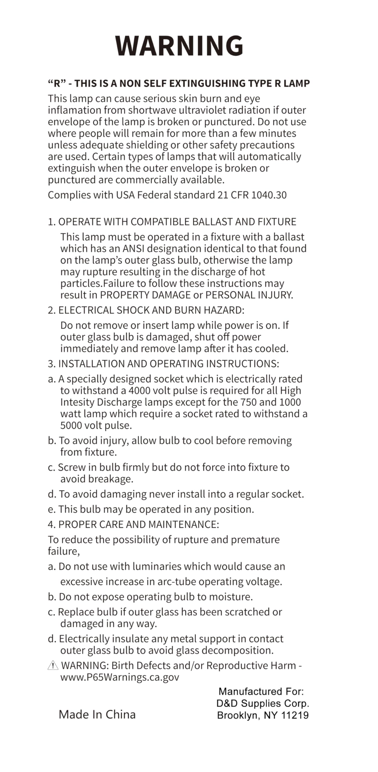 Bluex Bulbs (3 Pack) Mh50/U/Med 50W Metal Halide Bulb Ed17 Medium Base Clear