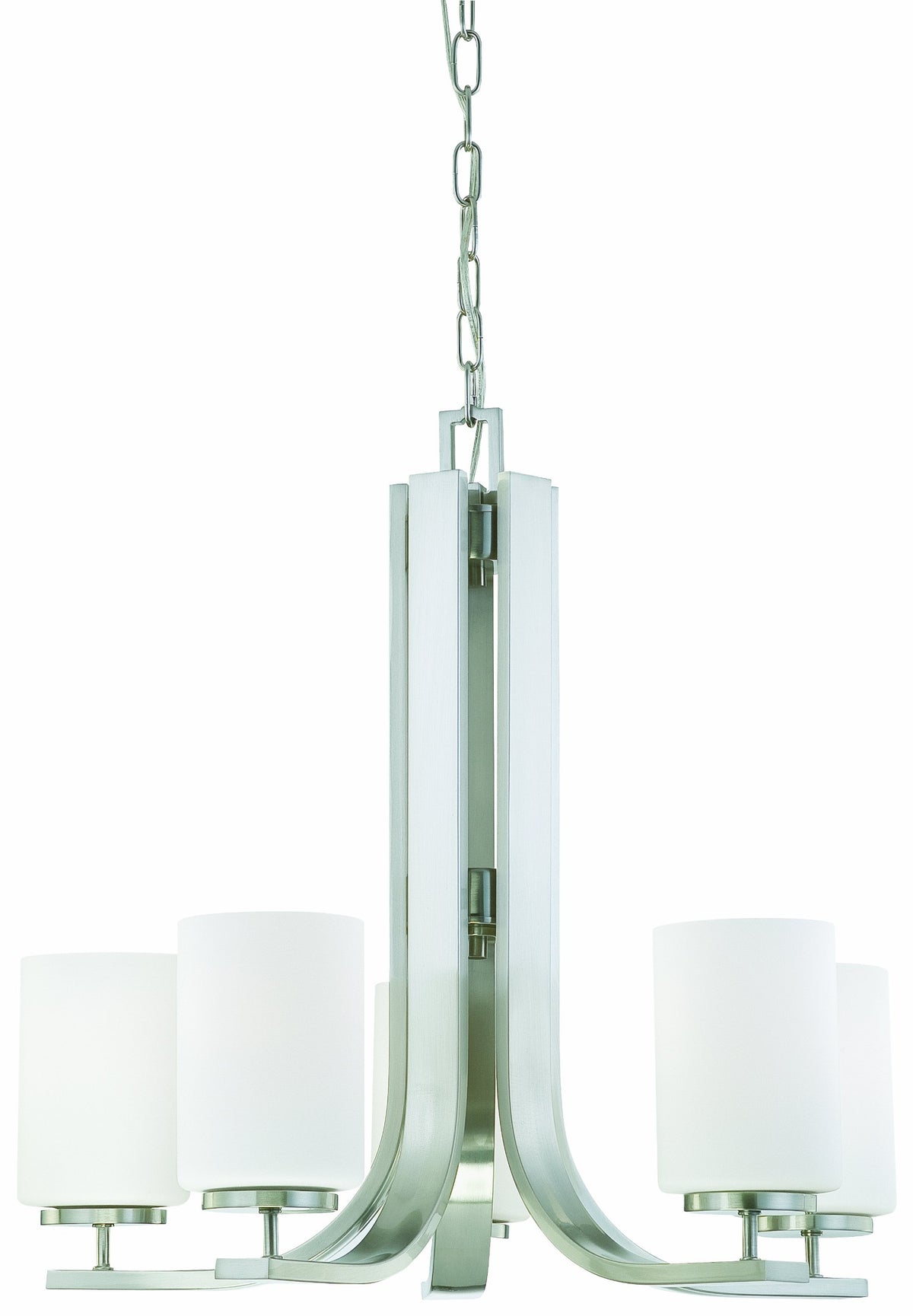 Elk Home Thomas Lighting Pendenza 5-Light Chandelier In Brushed Nickel, 23.5&quot;