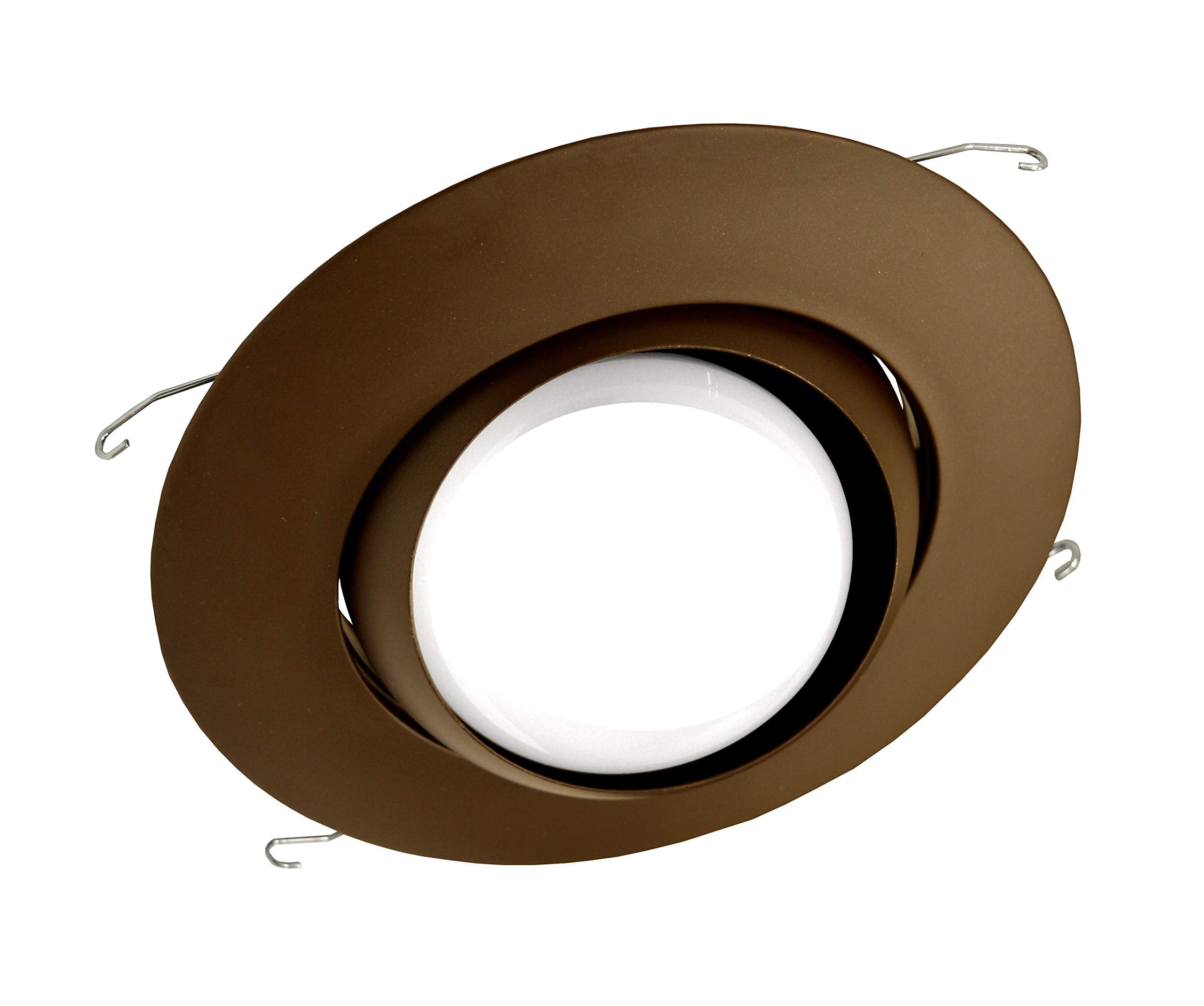 NICOR Lighting 6 inch Oil-Rubbed Bronze Recessed Eyeball Trim Designed for 6 inch Housings (17506OB)