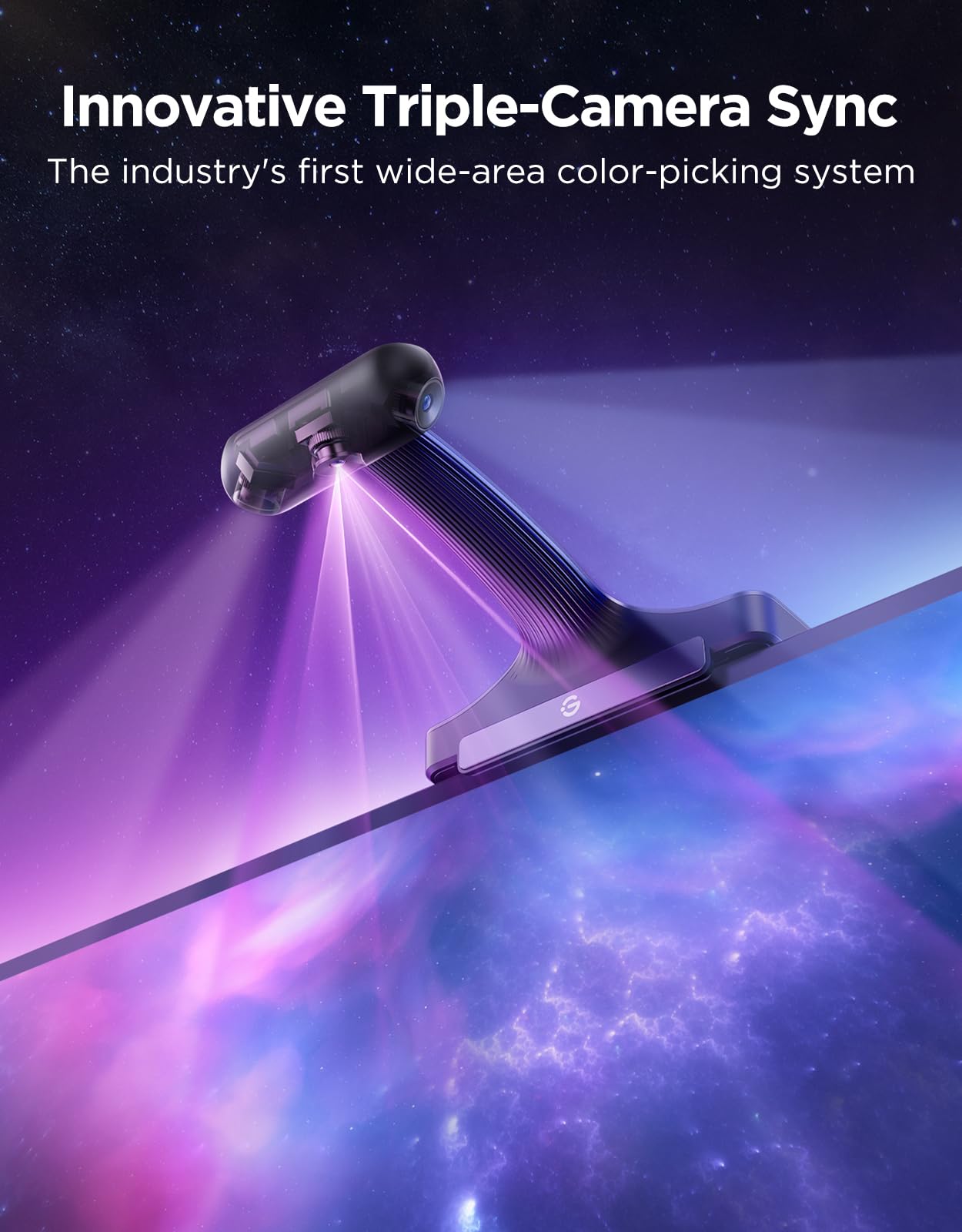 Govee Tv Backlight 3 Pro With Hdr Triple Camera  16.4Ft 5-In-1 Rgbwwic Led Strip Lights That Change With 75-85 Inch Tvs  75Leds/M  Supports Ai Filter  Smart App And Voice Control  Dreamview Sync