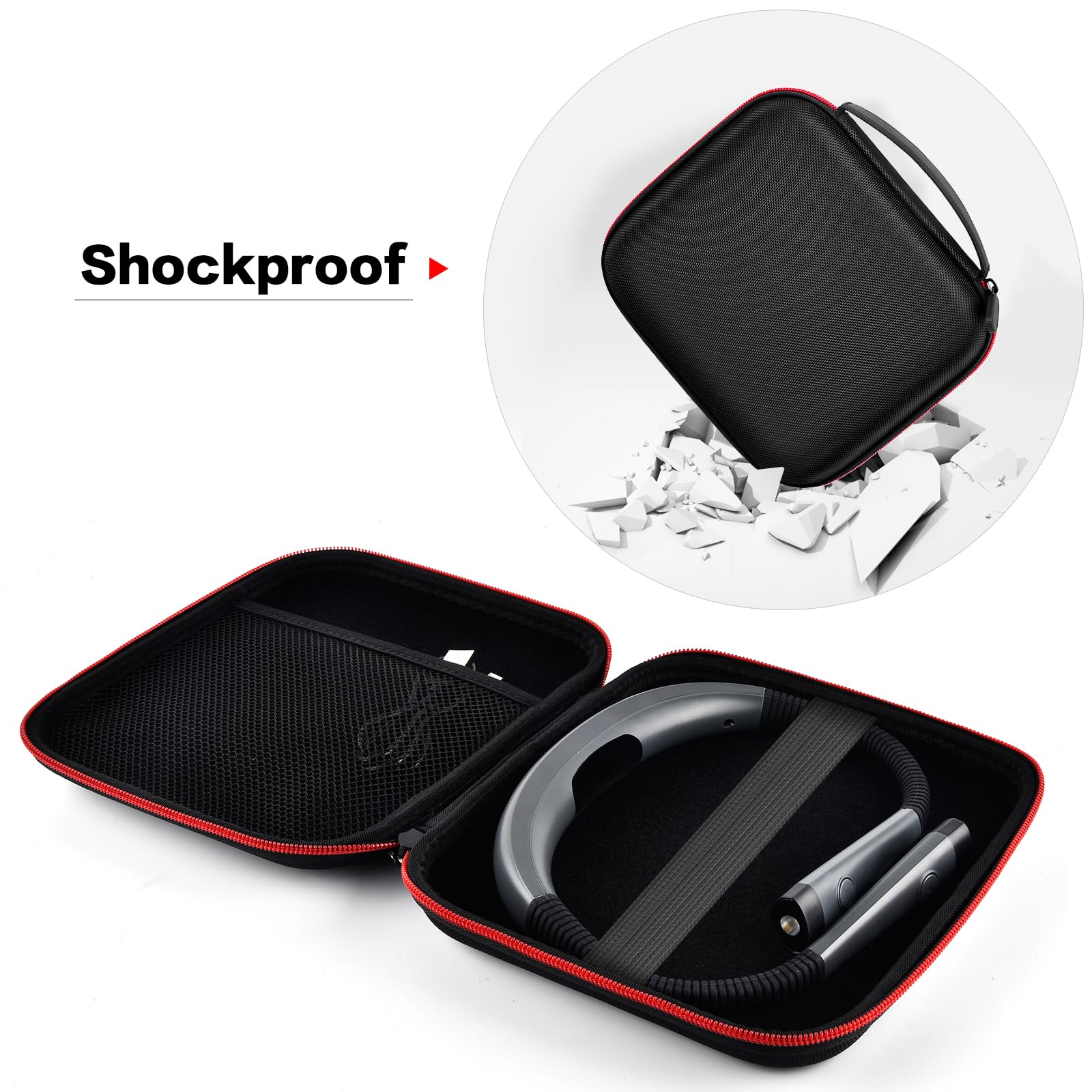 GWCASE Book Light Case for Glocusent, Vekkia, LITOM, LEDGLE, TAKKUI, TSINGREE - Multi Color, EVA Material, USB Cable Holder