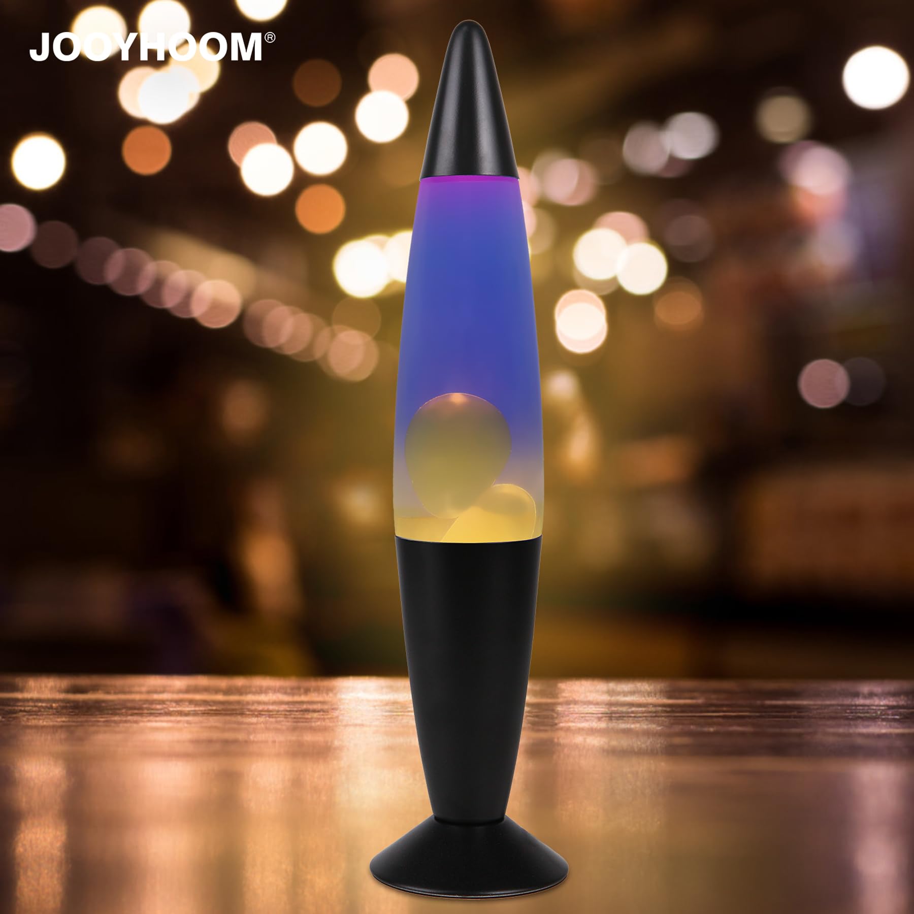 JOOYHOOM 16Inch Beautiful Liquid Lamp, Relaxing Night Light Home D  cor Motion Lamp for Living Room Office Bedroom Lamp for Adul