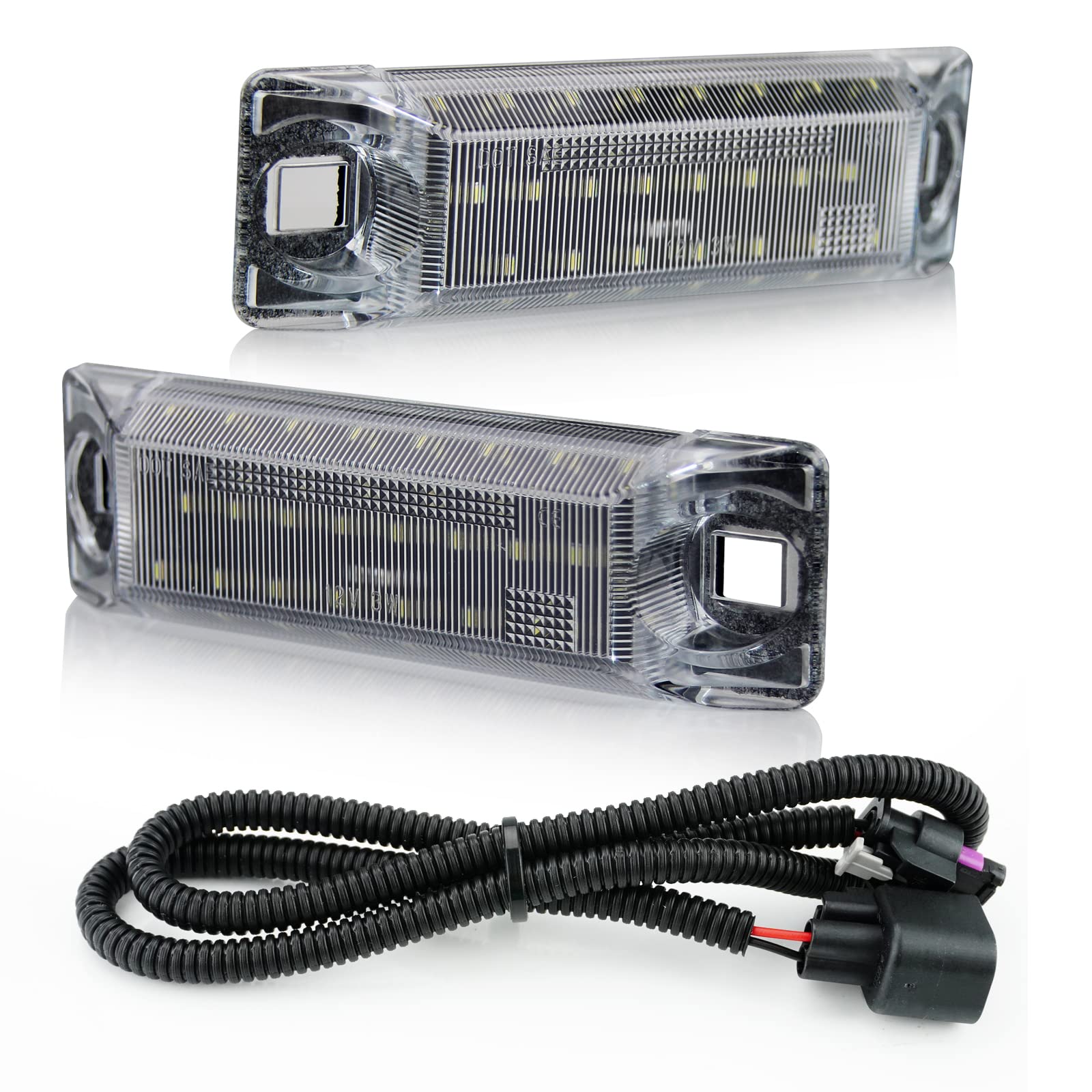 D-Lumina Led Truck Bed Cargo Lights Trunk Lamp Assembly & Wiring Harness For Dodge Ram 1500 2016-2018, Ram 1500 Classic 2019-202
