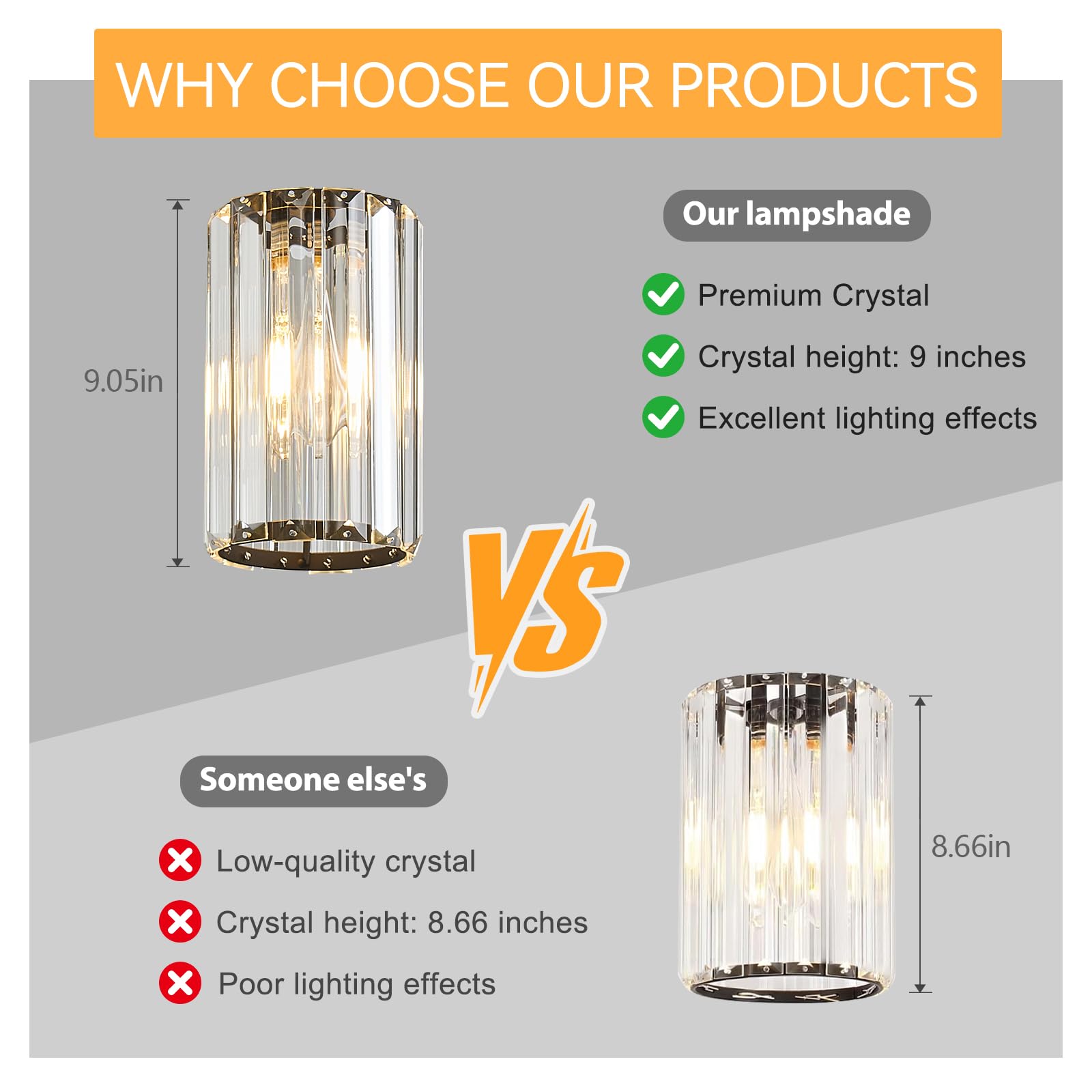 zhllmq Black Pendant Lighting - Modern Mini Crystal Chandeliers, Adjustable, Round-3-Pack for Kitchen, Dining, Bedroom, Model JP-403