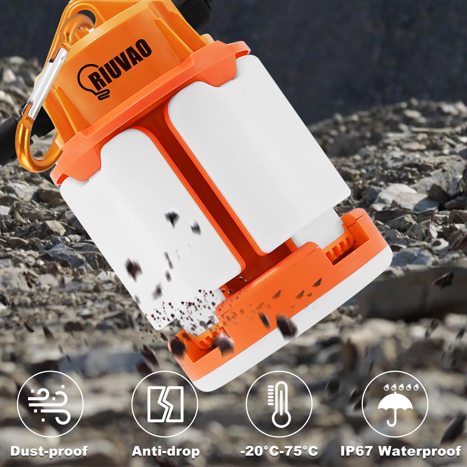 60W Led Temporary Work Light,9000Lm 5000K Super Bright Construction Lights 4 Adjustable Light Panels,Led Work Light Ip67 Dust Wa