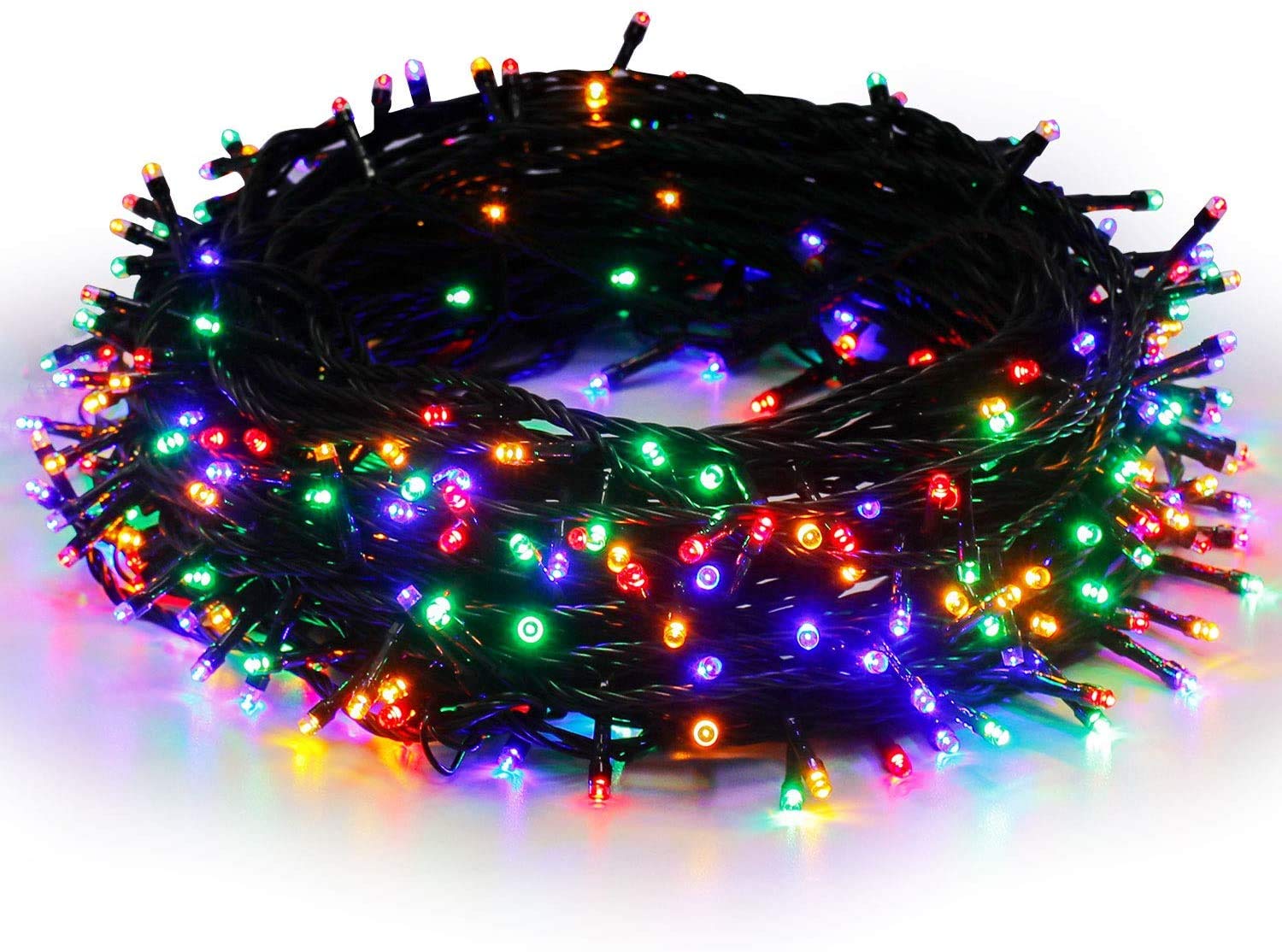 EYUVAA LABEL Outdoor Indoor 50 Meter String Lights 200 Leds 8 Modes Waterproof Decoration Fairy Lights For Patio Wall Party Wedd