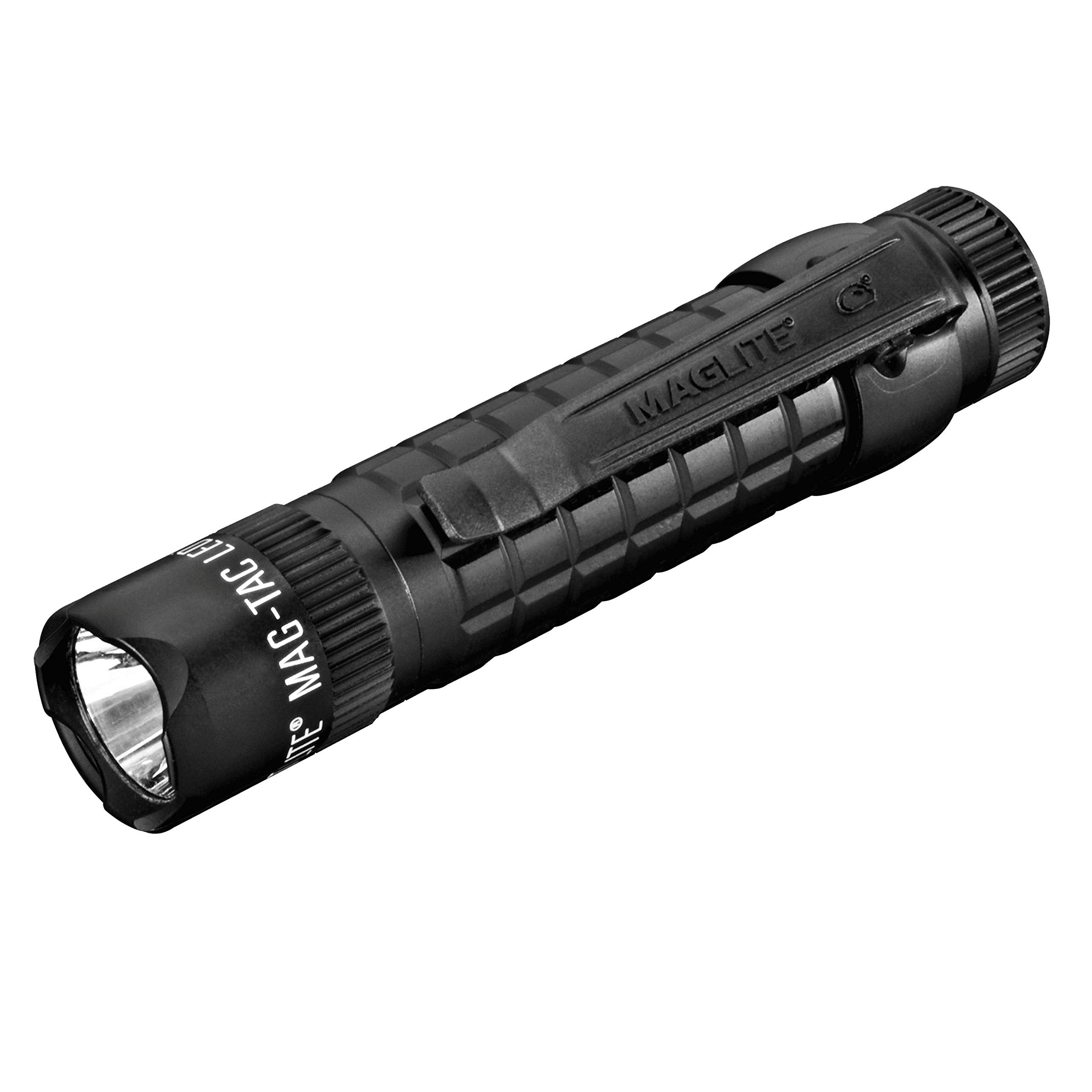 MagLite Mag-Tac LED Flashlight - 2-Cell CR123, Matte Black, Model SG2LRA6, One Size