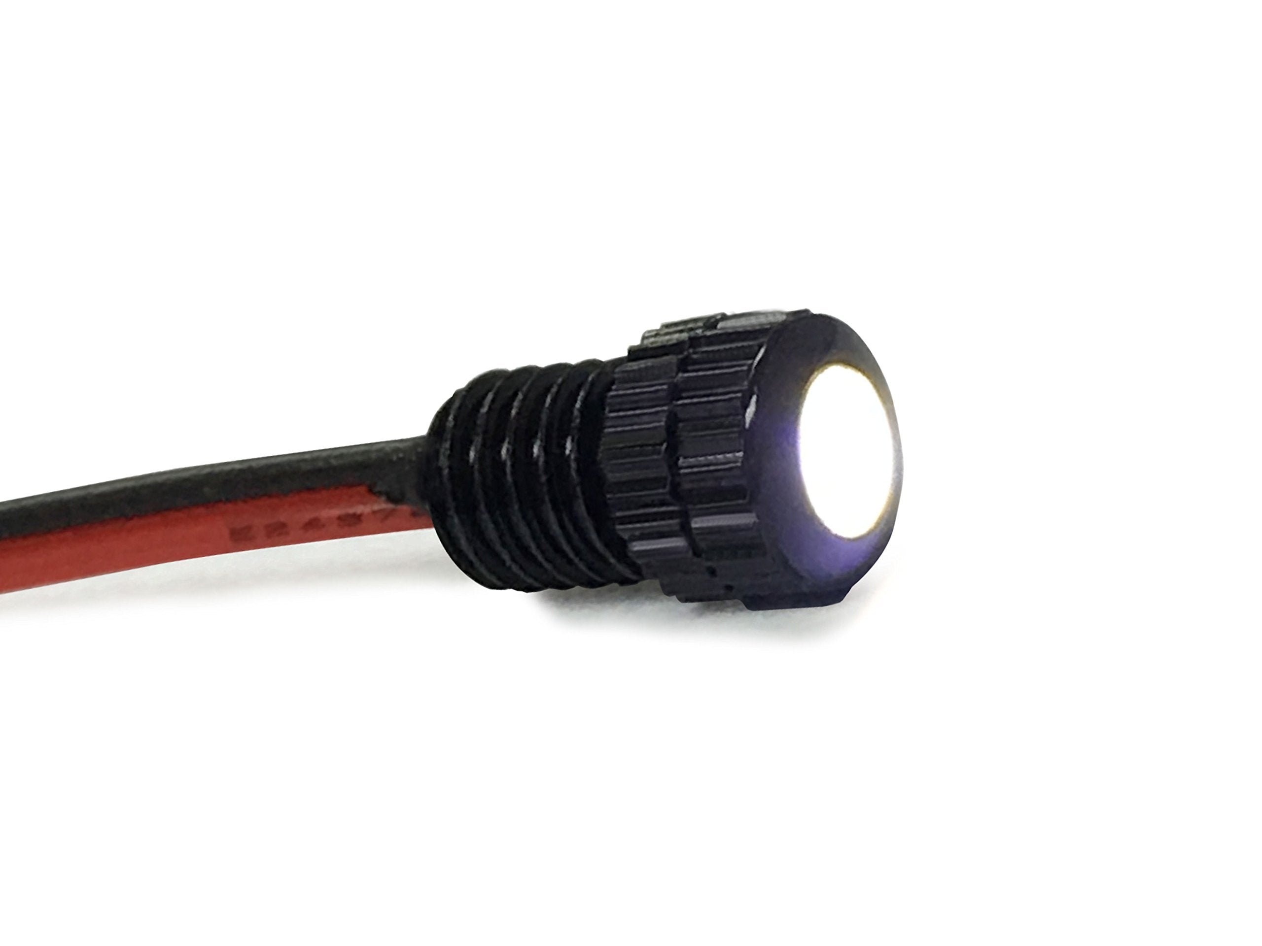 Oznium LED Flush Mount Light - 12V, 6mm Aluminum Housing, 12,000K Cool White, Model 6256009