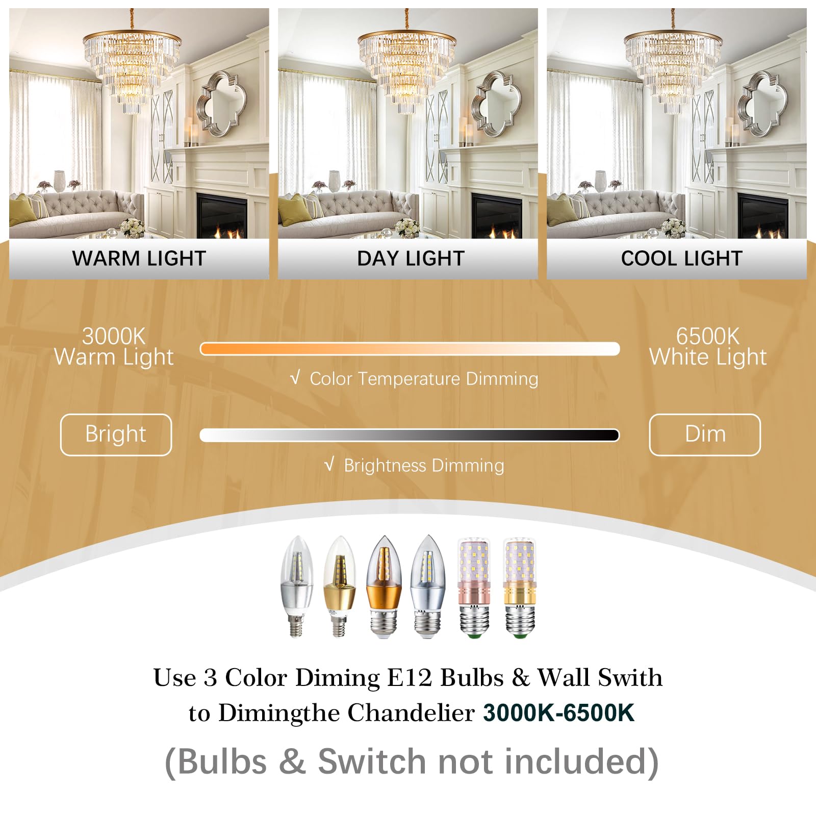 Brfaixla 7-Tiers 22 Lights Gold Crystal Chandelier stylish 35.46 Modern Contemporary Crystal Pendant Ceiling Lighting Crystals Light Fixture For Living Room Hotel Lobby Restaurant Foyer High Ceiling