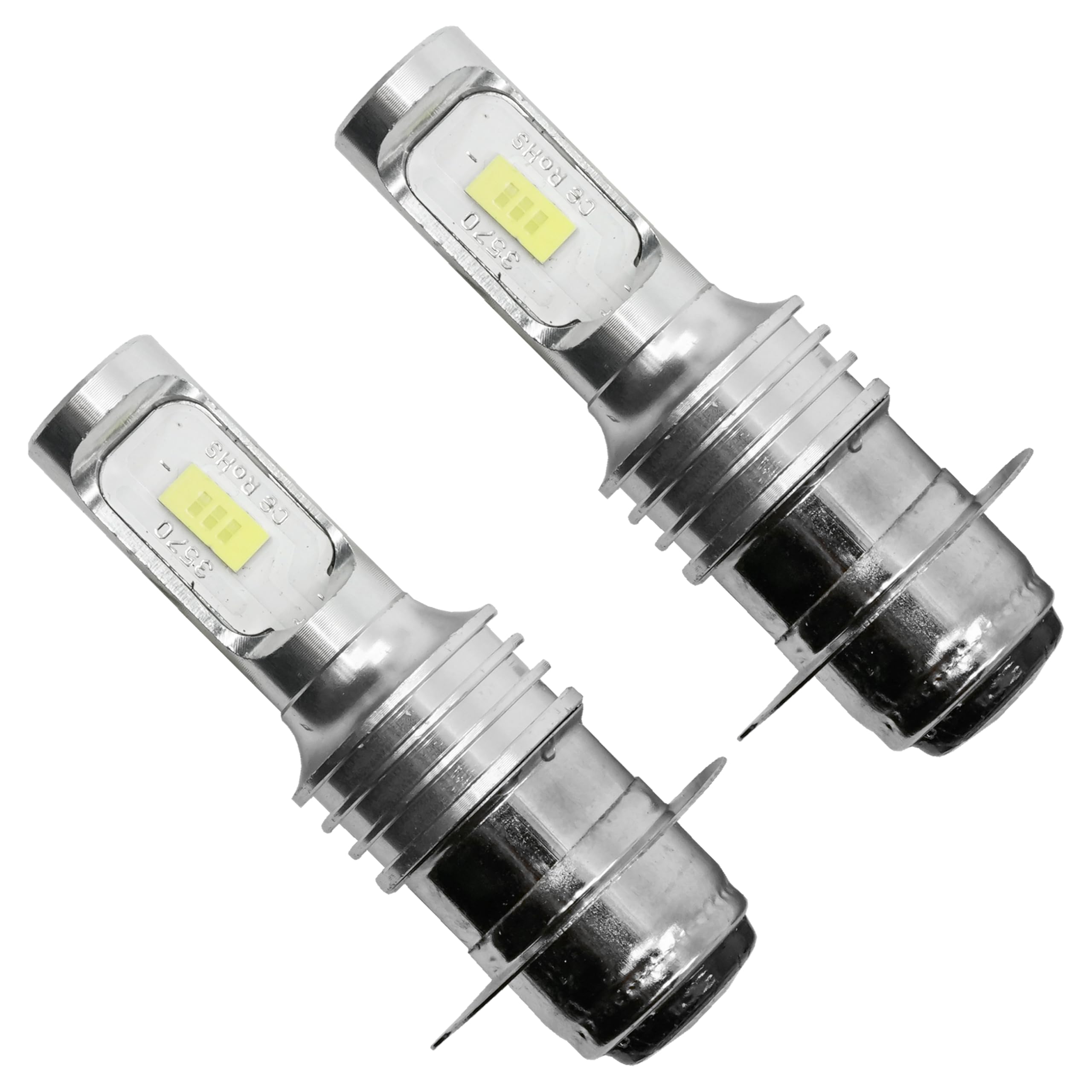 Caltric 2x LED Headlight Bulb Compatible with Yamaha Kodiak 700 YFM700K 4x4 2016-2020