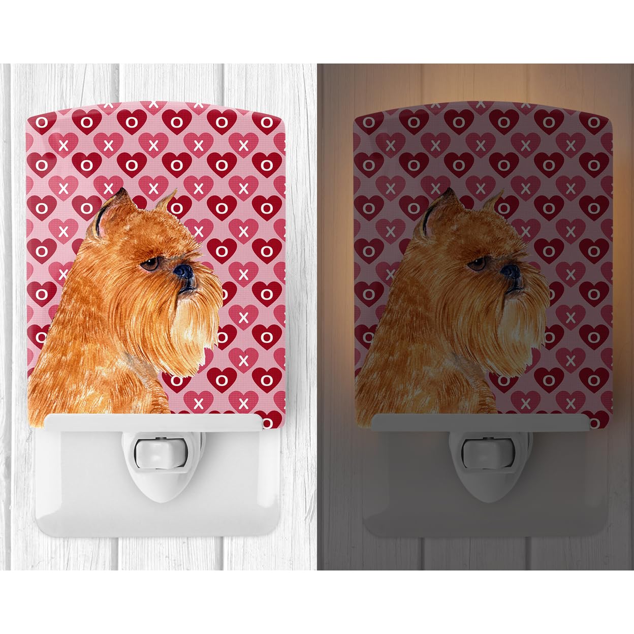 Carolines Treasures Ceramic Night Light, Brussels Griffon Portrait, 6x4x3in, Multicolor, Model SS4494CNL