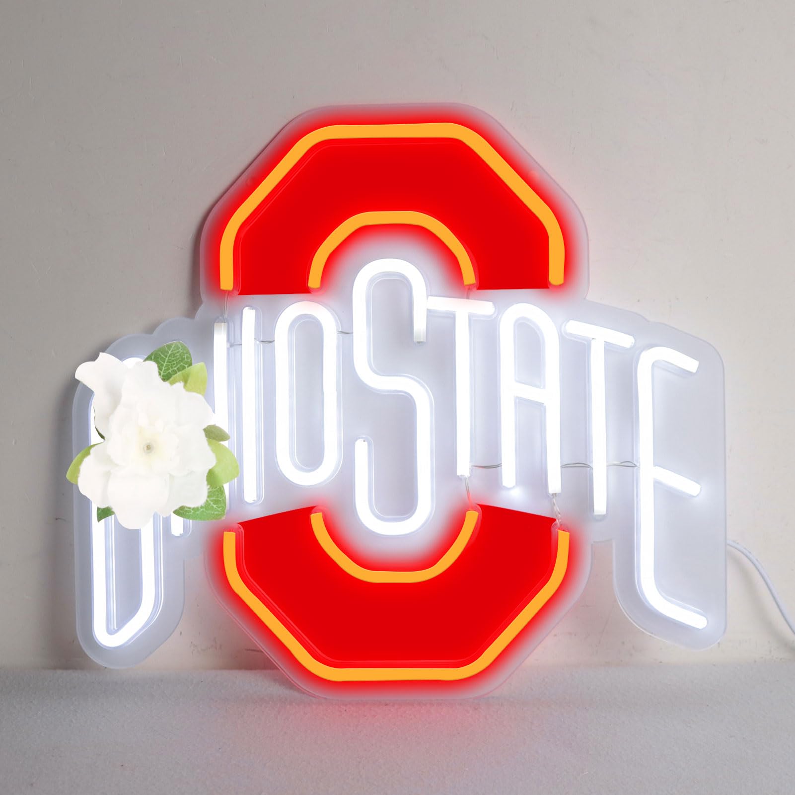 Pugna Football Neon Signs for Wall Decor University Football Team Neon Lights for Bedroom Led Signs Suitable for Dormitory Man C