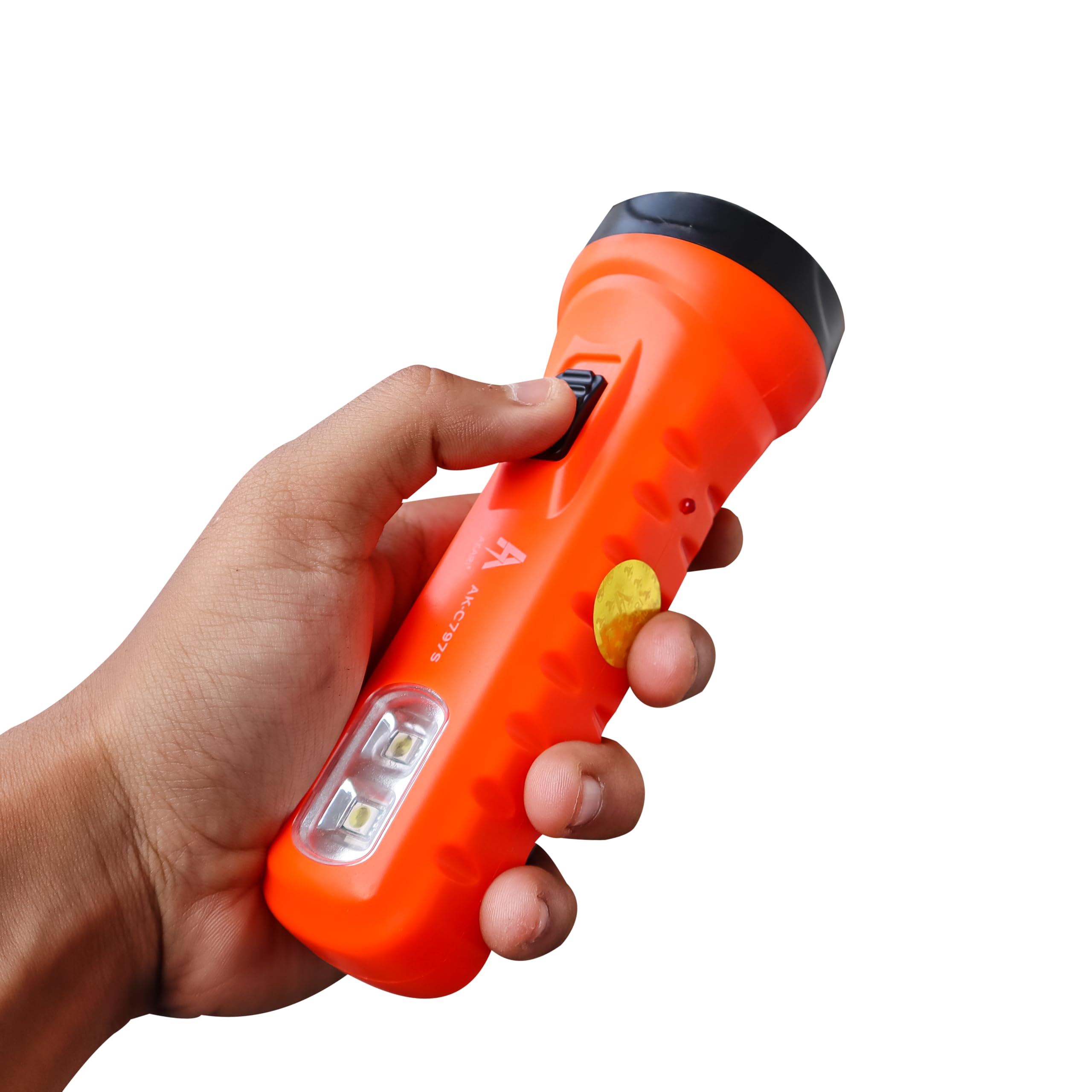SKADIOO Pocket Torch Light Rechargeable with Carry case | Micro USB Rechargable led Light Rechargeable, led Light for Home, Torc