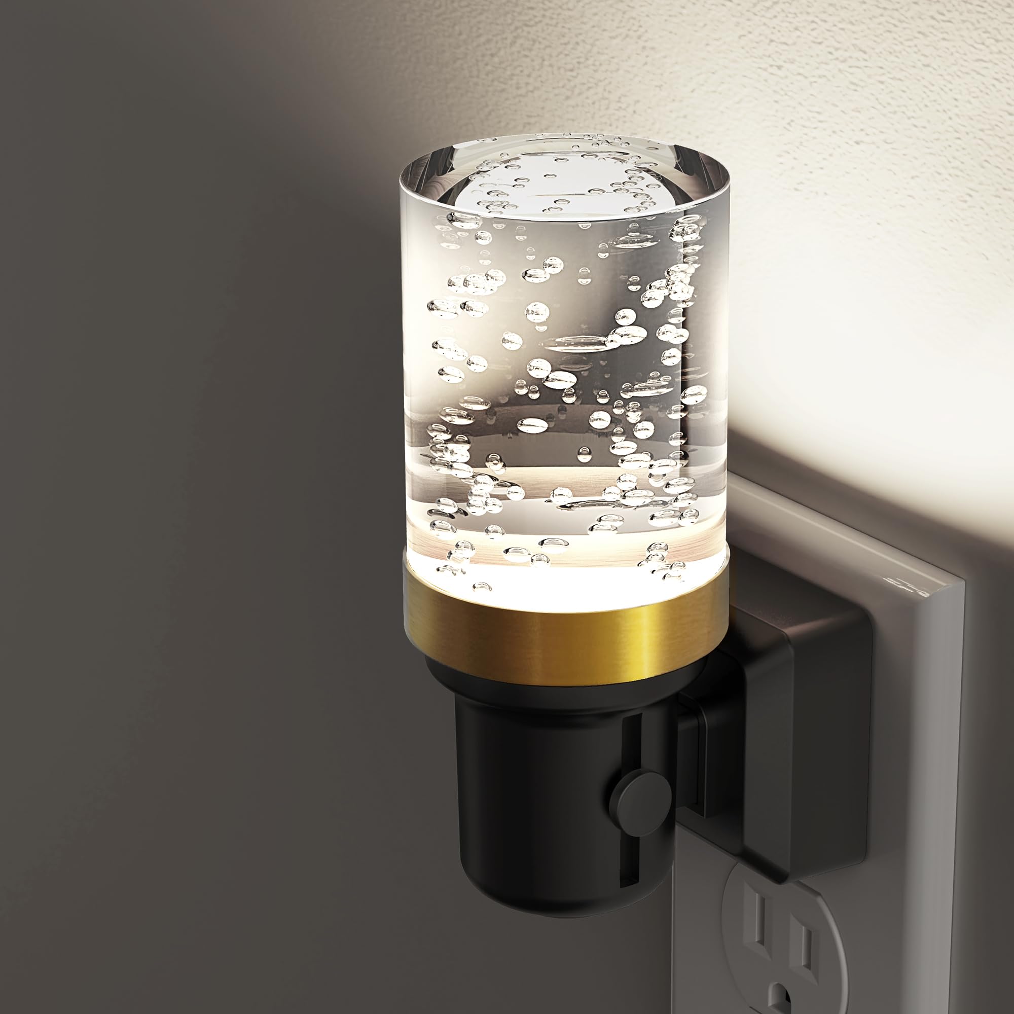 L LOHAS LED Night Light  Dimmable Night Lights Plug into Wall  Automatic Night Lights Plug in with Auto Light Sensor  Adjustable Brightness 5000K LED Night Light  for Bedroom Hallway Home