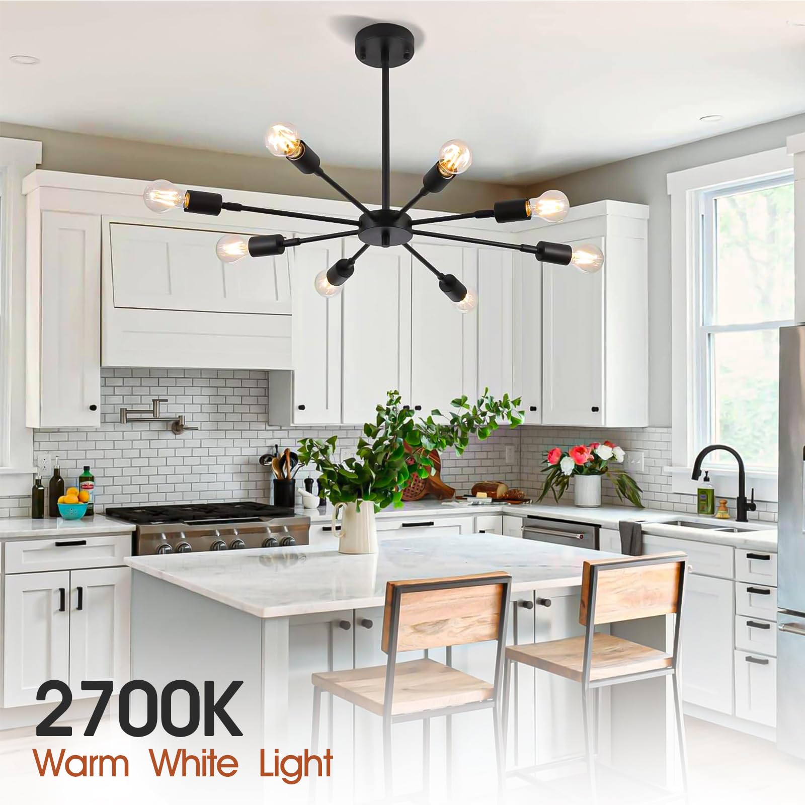 Dimmable Led Light Bulbs 60W Equivalent, 2700K Warm Soft White Light Led Bulbs 6W, A19 Led Bulb 60W Clear Glass Antique Filament