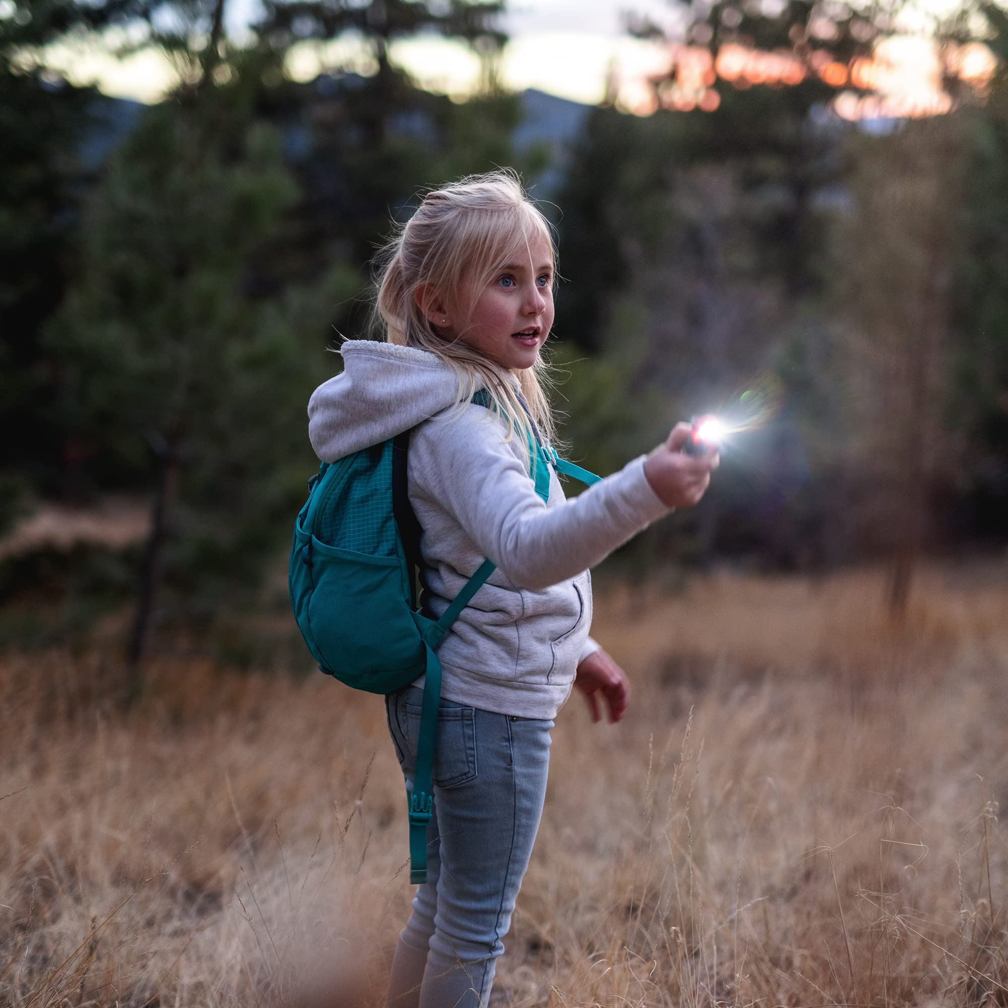 Sun Company Big Discoveries LifeLight Animal Carabiner Flashlight - Fun Mini Animal Keychain Flash Lights for Kids, Adults, Nurs