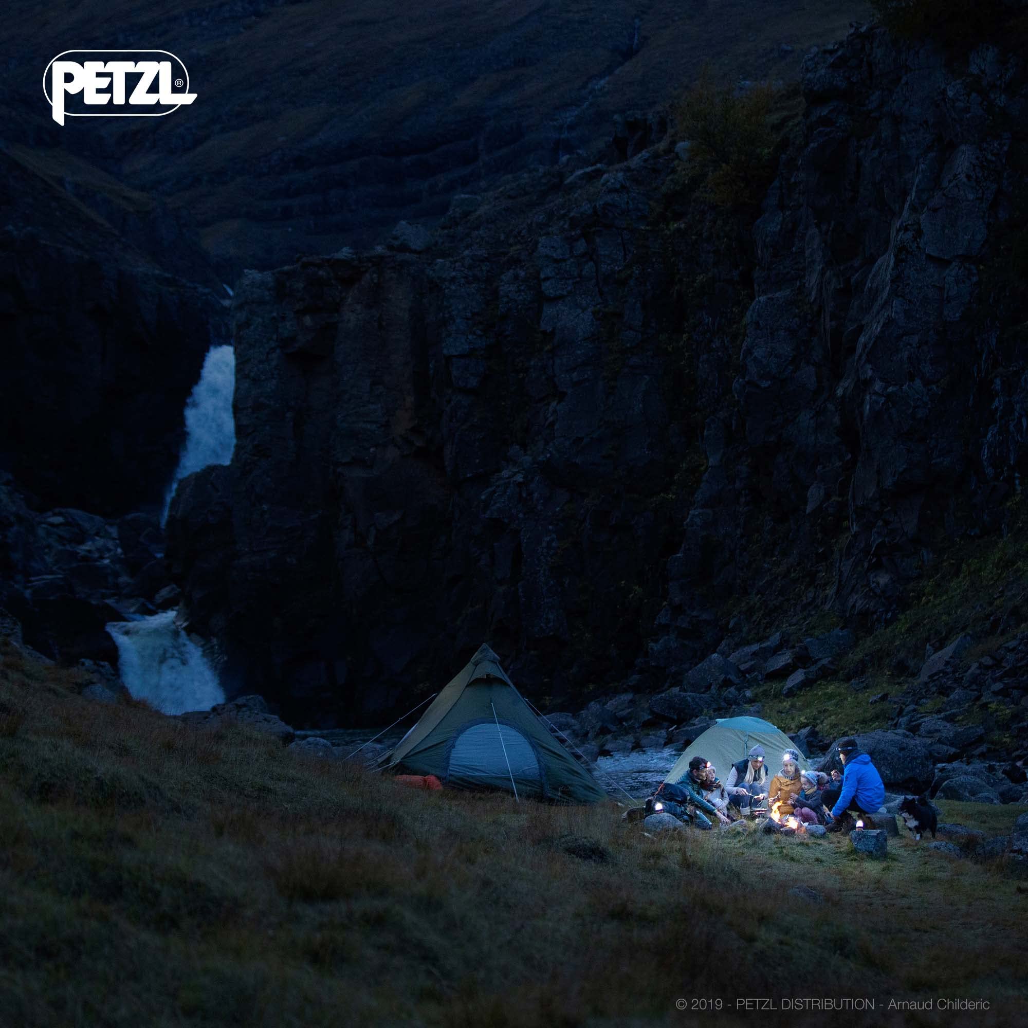 PETZL Tikka Headlamp E093FA00, Black, Polyester, Compact Design, Single Unit