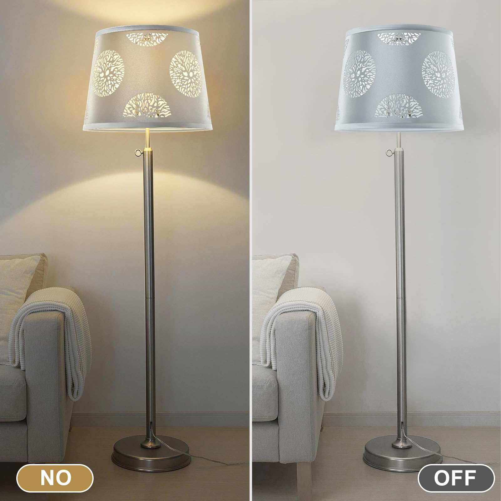 Lamp Shades Set Of 2 Replacement, Drum Lampshades, Lampshade 10 Inches Lampshades For Table Lamp, Floor Lamp, Pendant Light, Lam